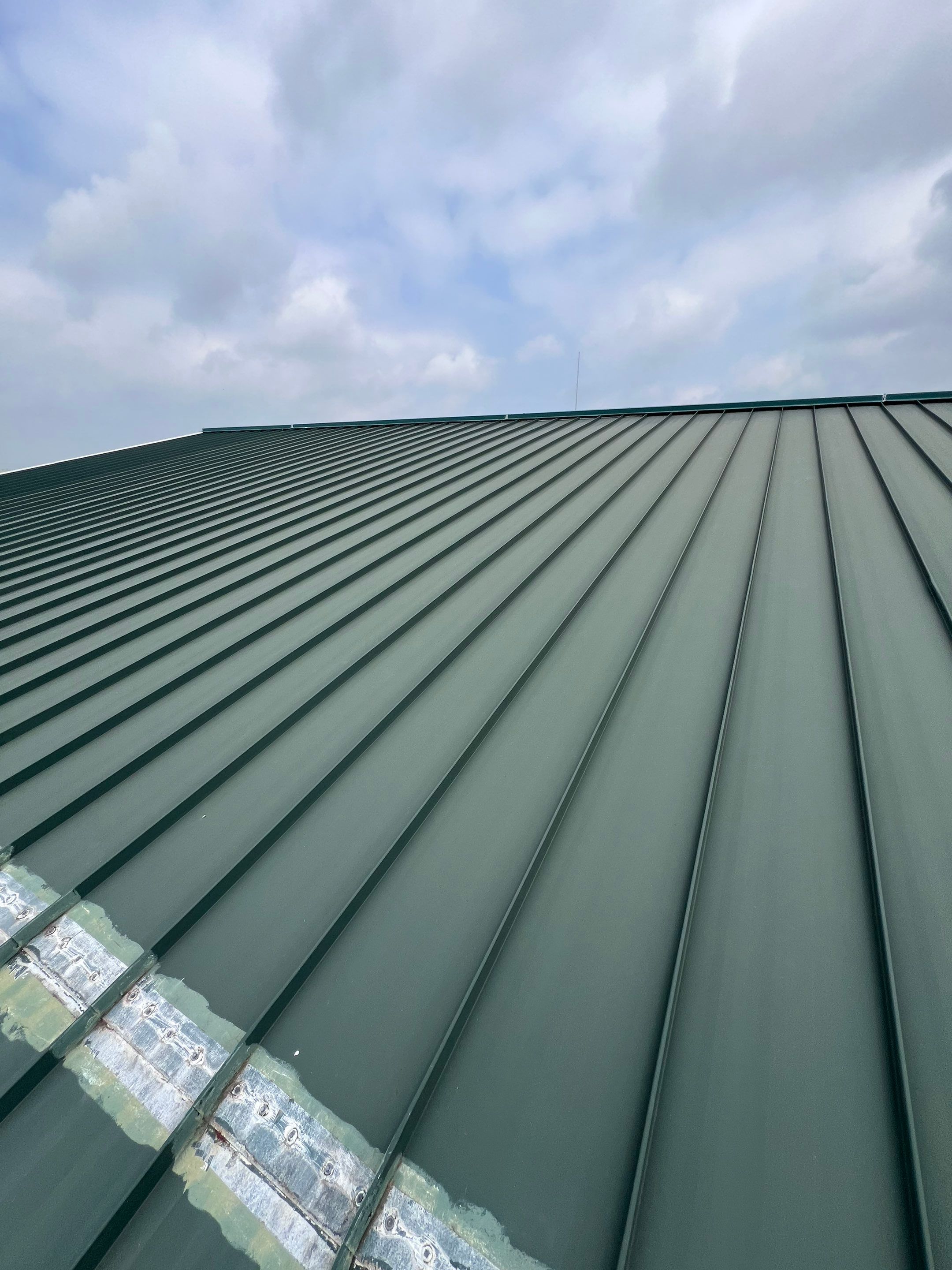 Hail Damage using Metal by Roof Repair Company
