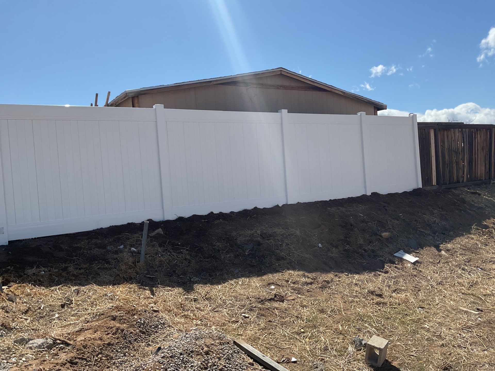 Fence Installation using Vinyl by Fence Guys Inc. 
