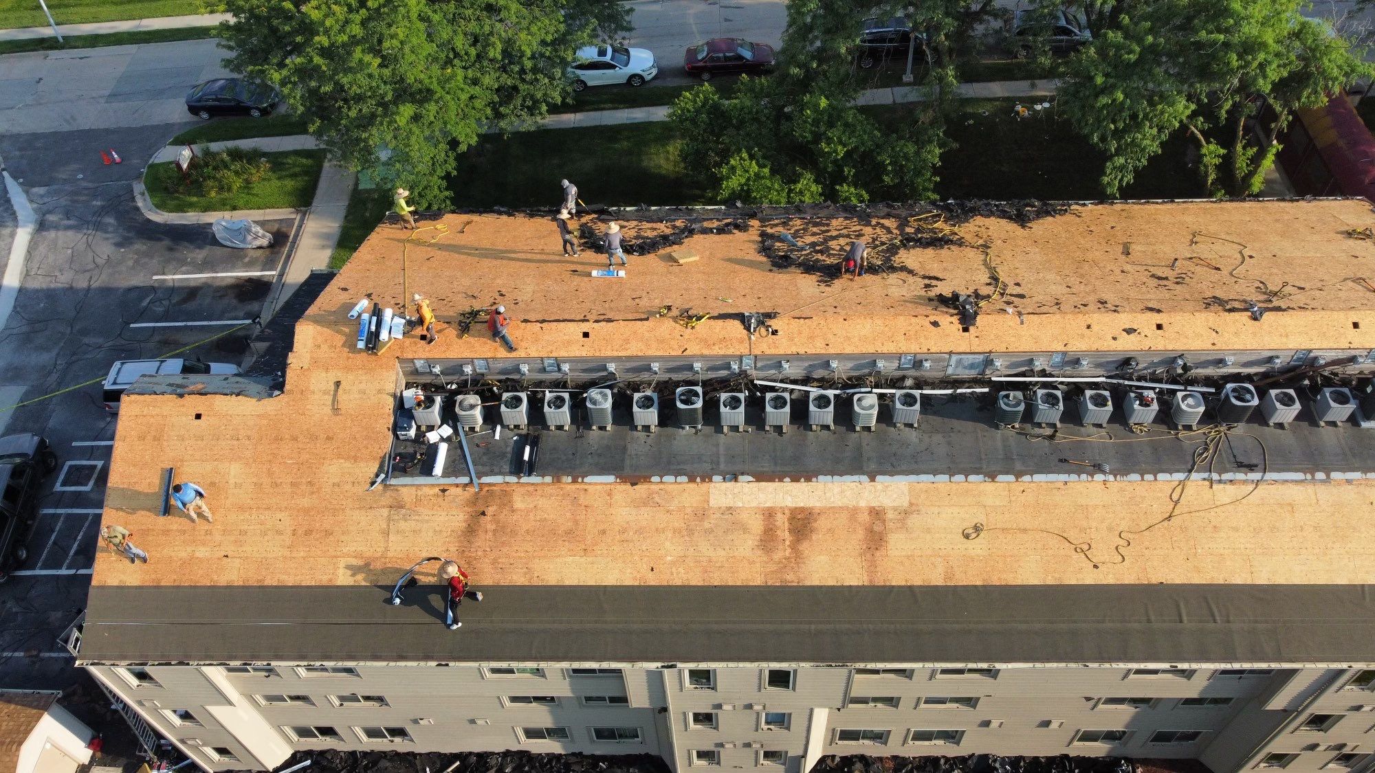 Lightning Commercial Restoration using Tamko Titan by Lightning Exteriors