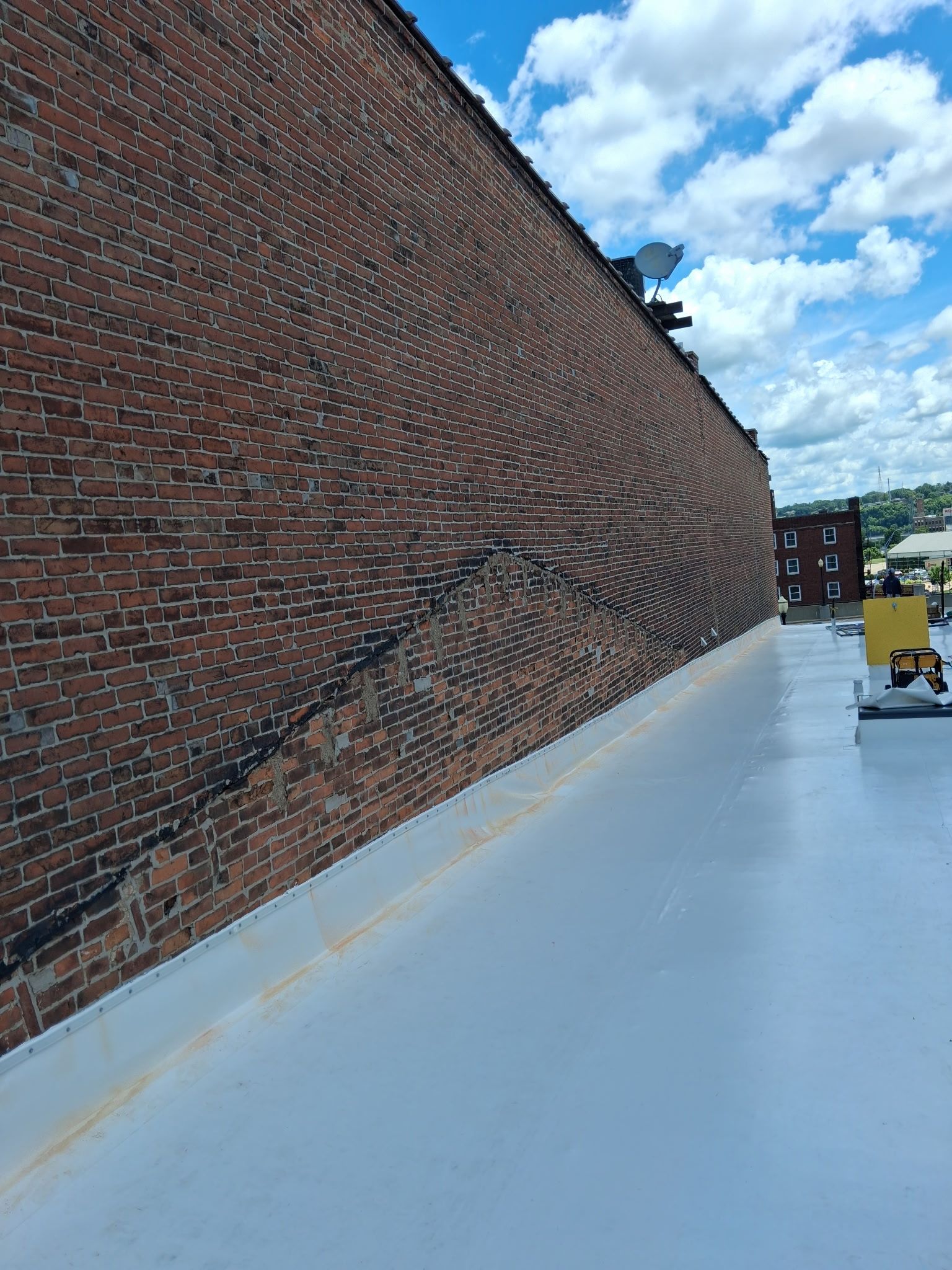 Commercial PVC Roof Installation- Downtown Dubuque, IA by Grell Roofing, LLC
