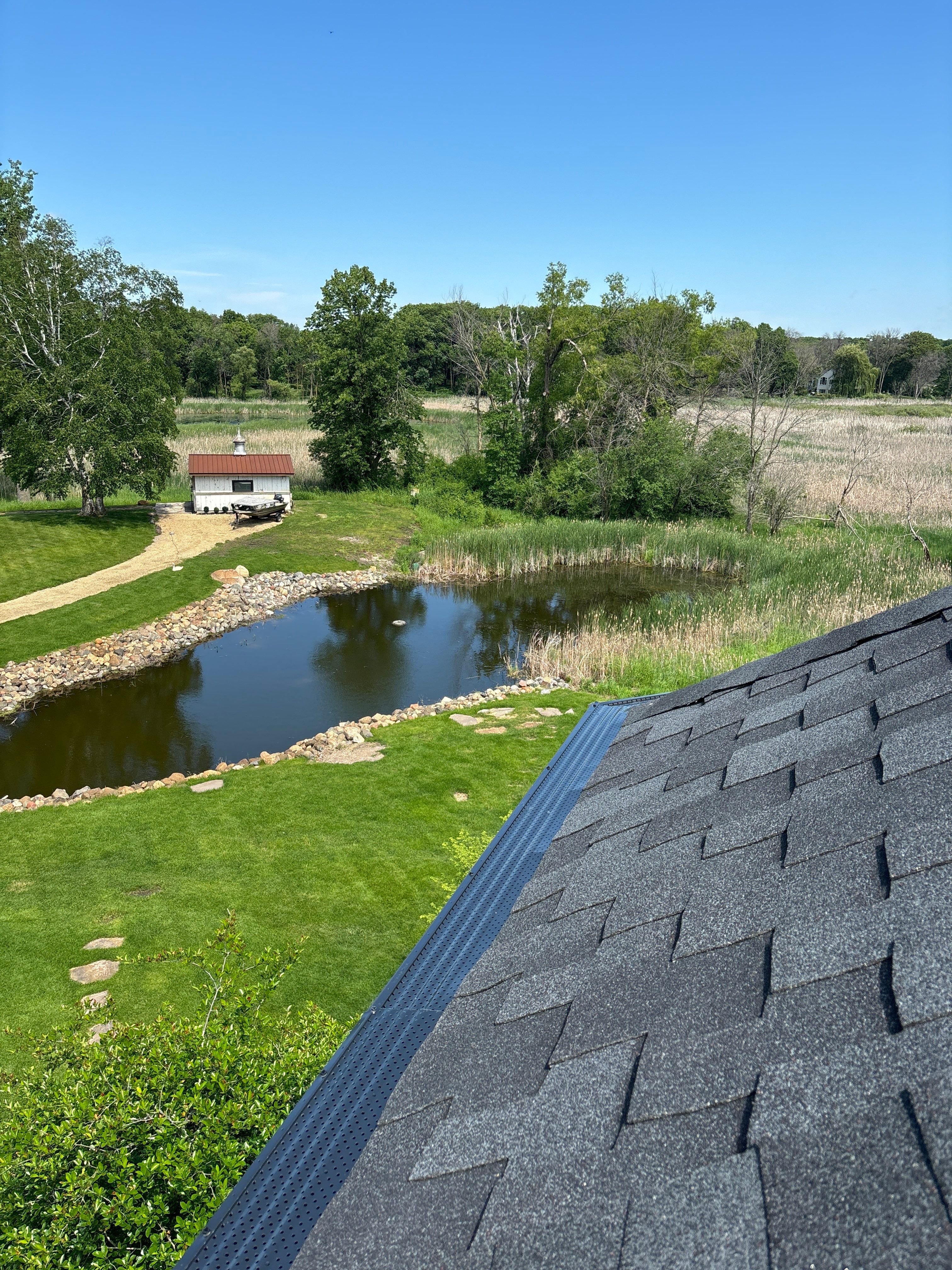 6" Black Gutters in White Bear Lake  by Next Level Seamless Gutters / Exteriors Inc.
