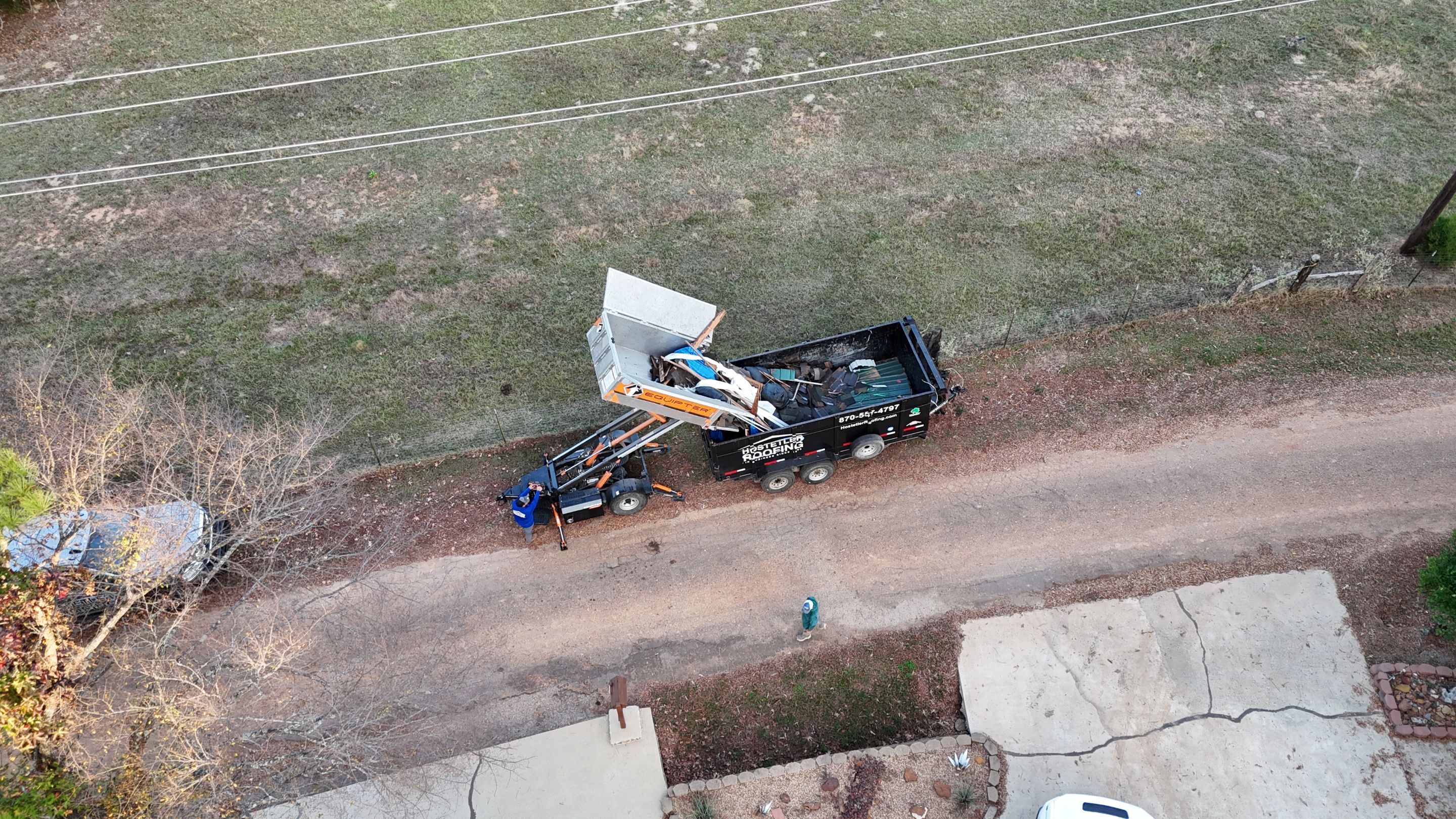 Residential Metal Roof Replacement using 26 Gauge Colored Panels by Hostetler Roofing