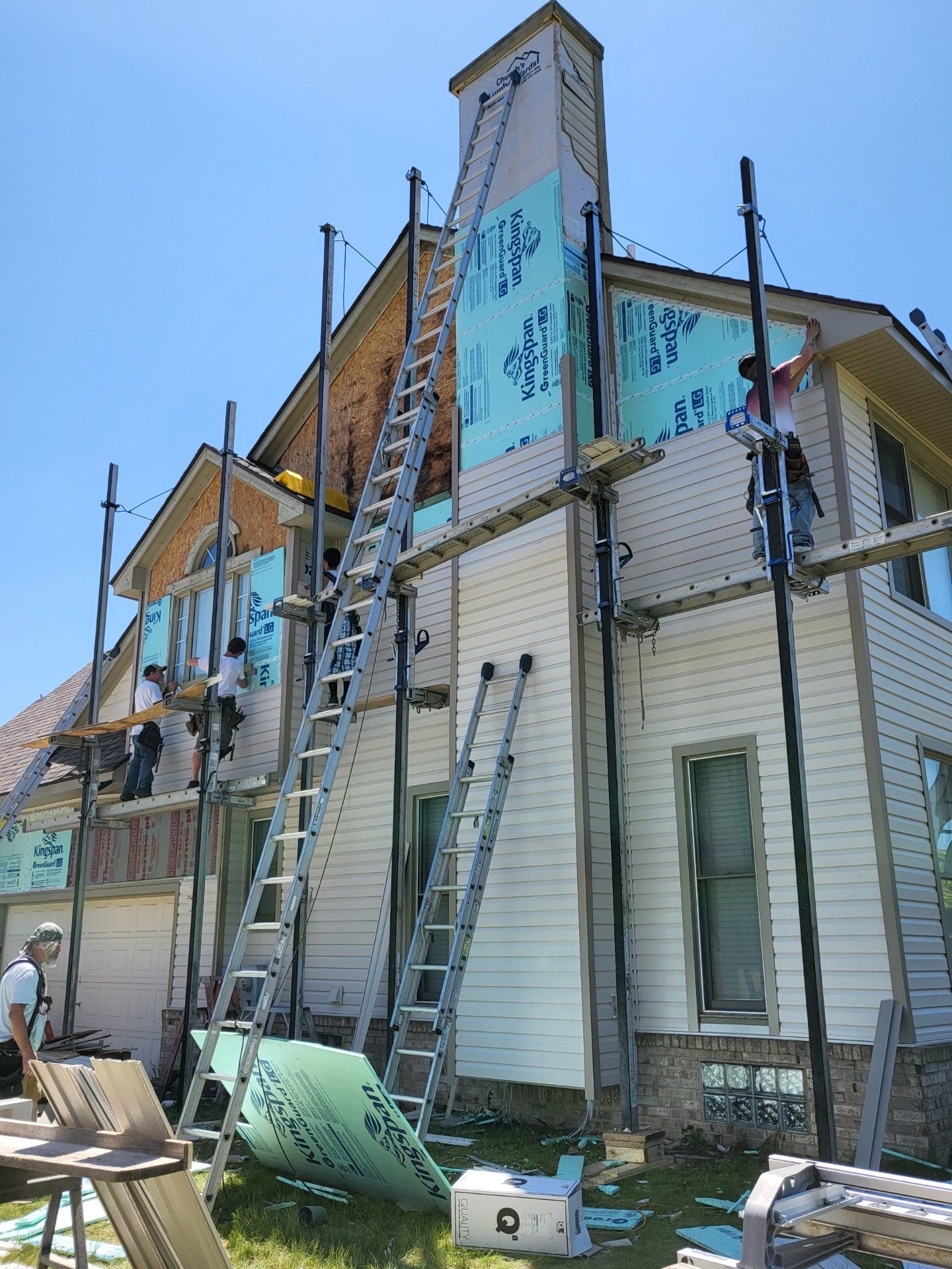 Siding Replacement using CertainTeed Restoration Classis D4 by 180 Contractors