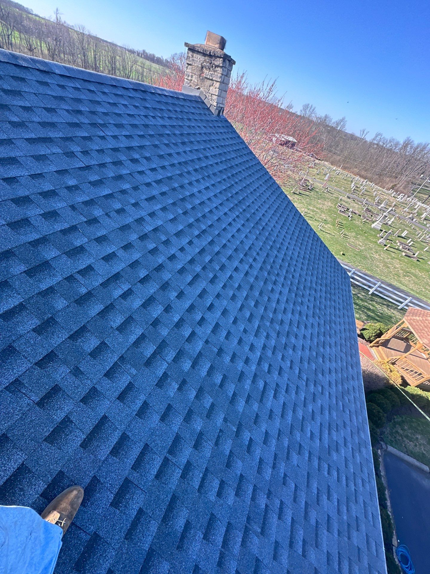 Commercial Roofing Installation using Timberline HDZ Shingles - Pewter Gray by RoofX 