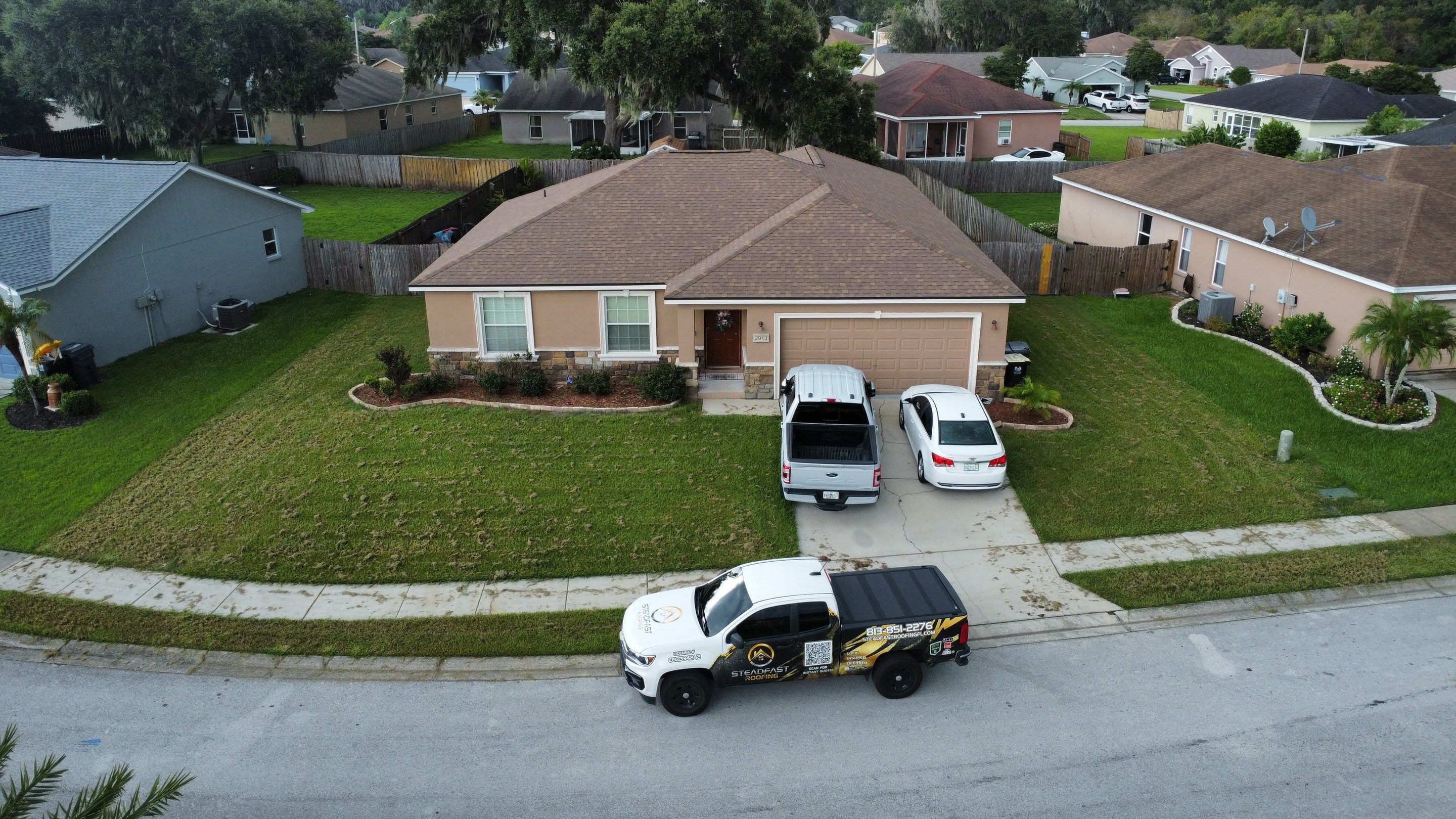 Roof Replacement in Mulberry, FL by Steadfast Roofing 