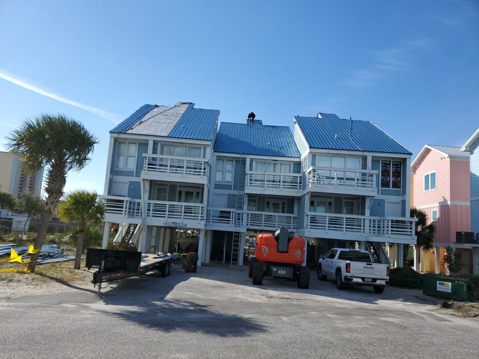 Commercial Roofing Installation using Metal roofing by American Roofing & Construction LLC