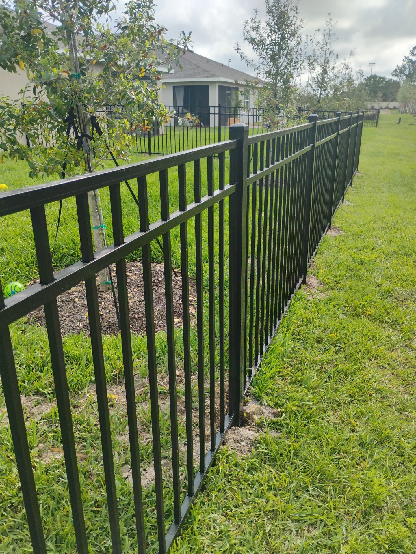 Aluminum Fence in Cove at West Port by True Fence LLC