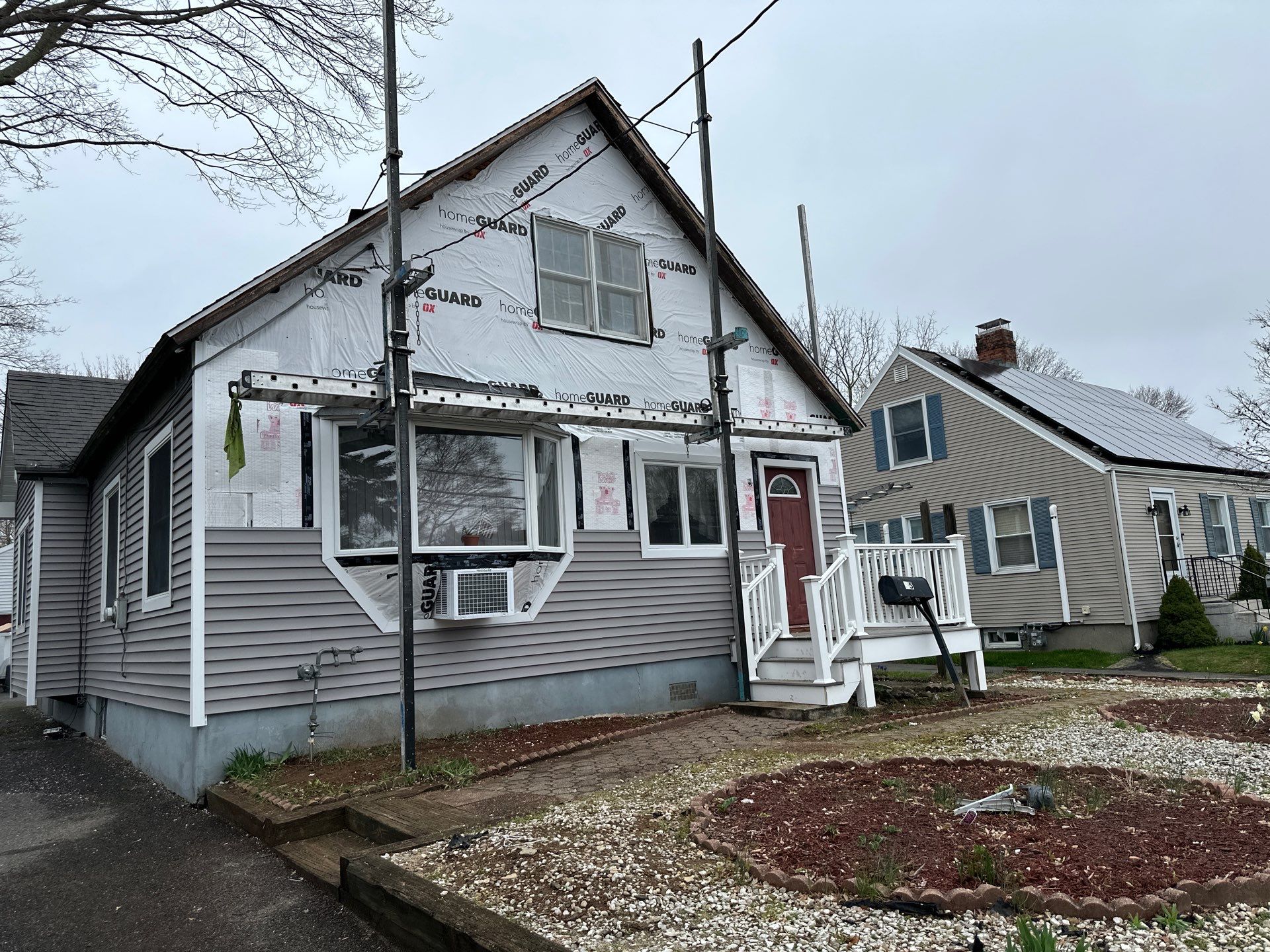 Siding Installation using Certainteed Monogram Granite Gray by A Plus Exterior