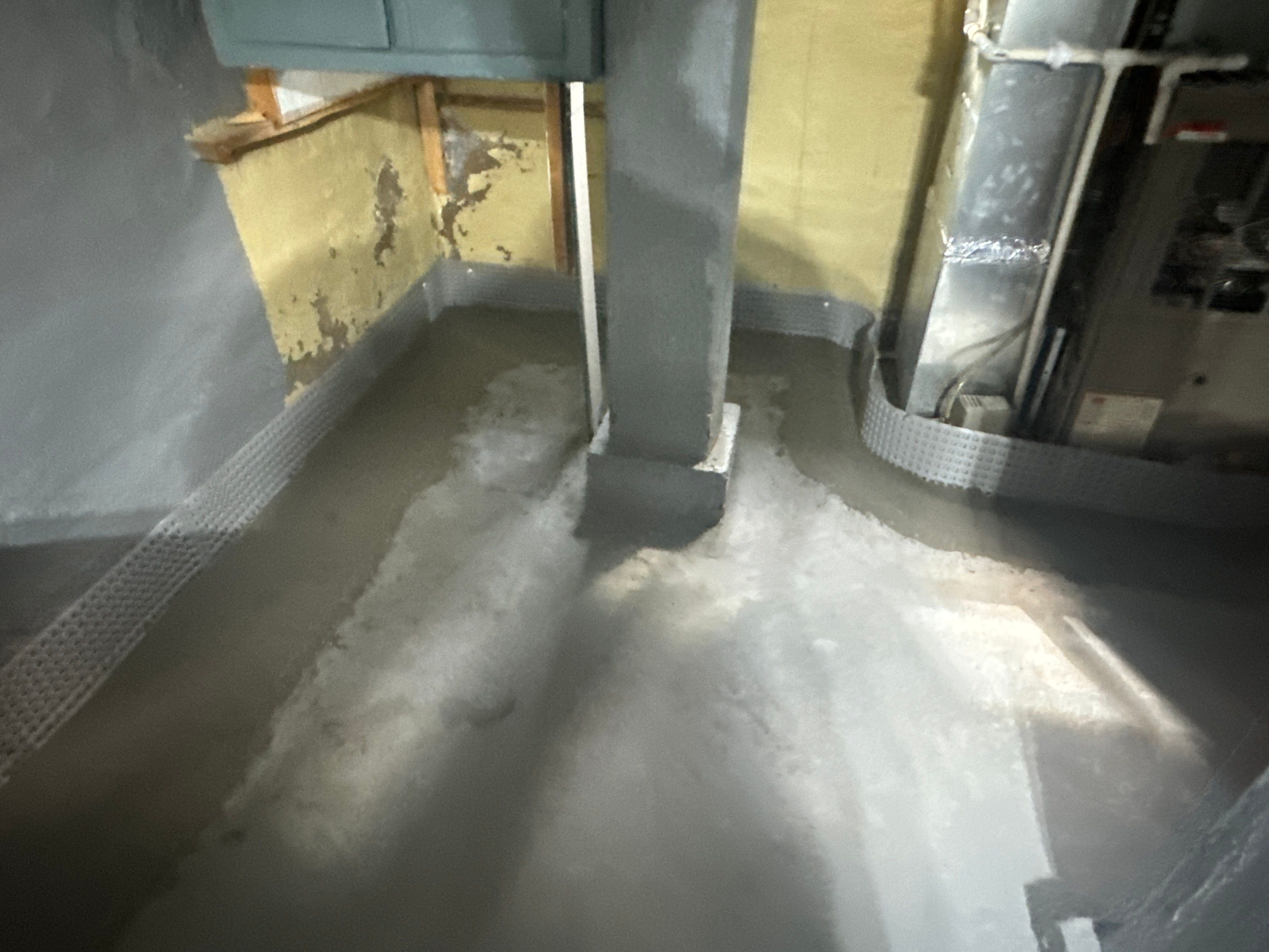 Interior French Drain River Edge NJ by Pure Service Pro, LLC 