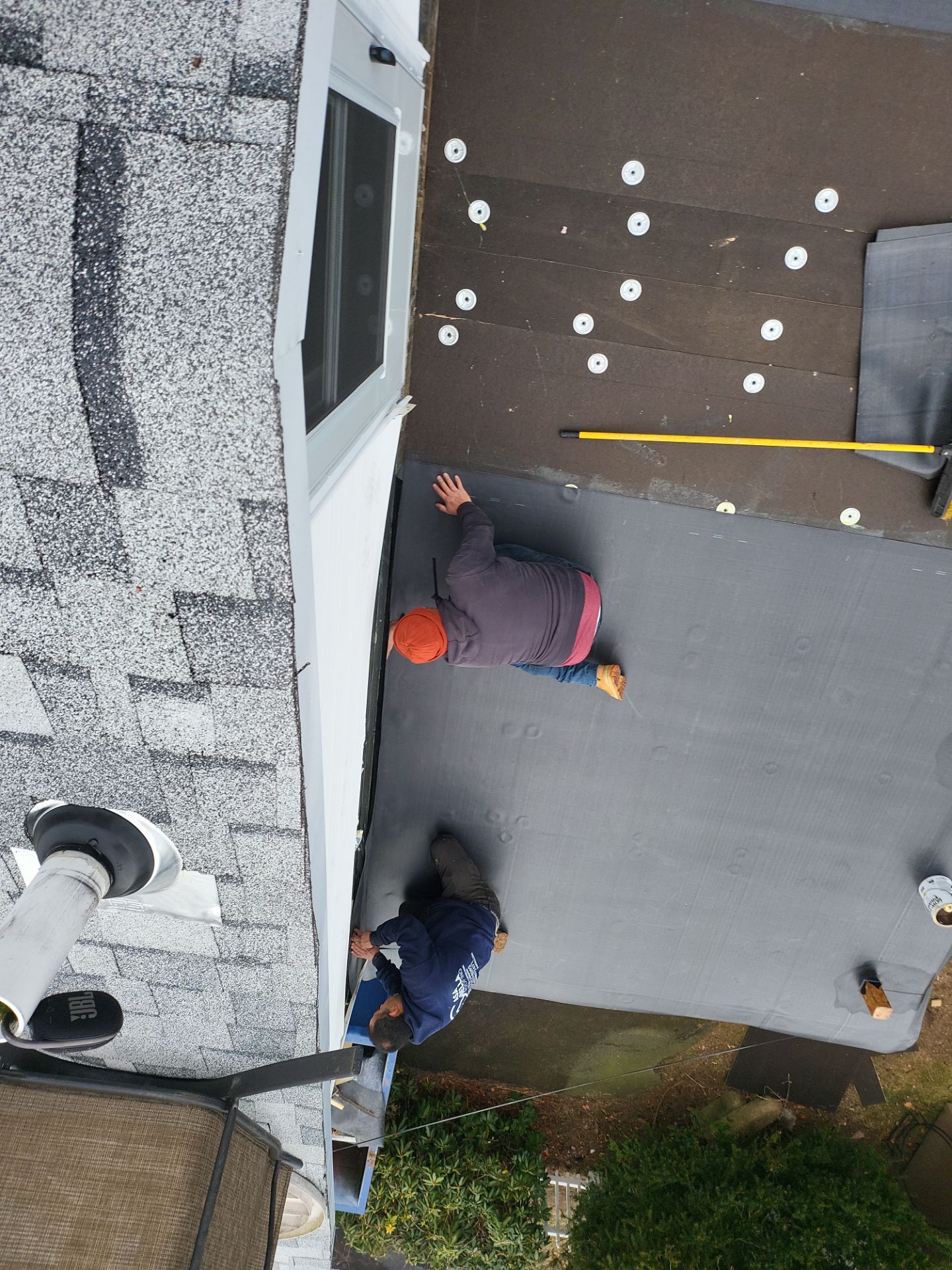 Residential Roofing Installation using Owens Corning TruDefinition Duration Sierra Gray by A Plus Exterior