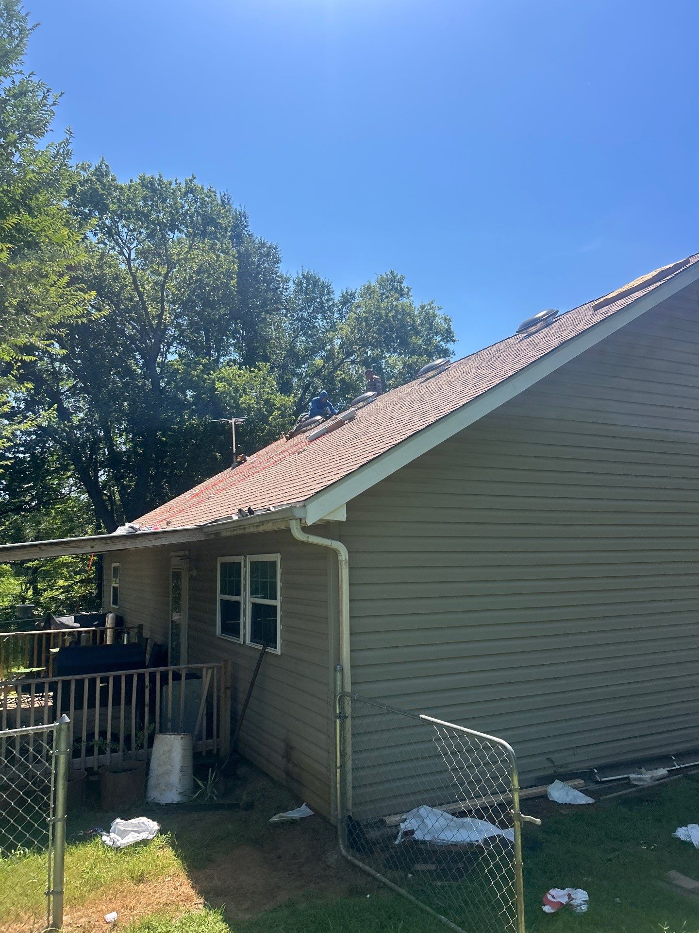 roof replacement in Perkins by McCann's Roofing and Construction