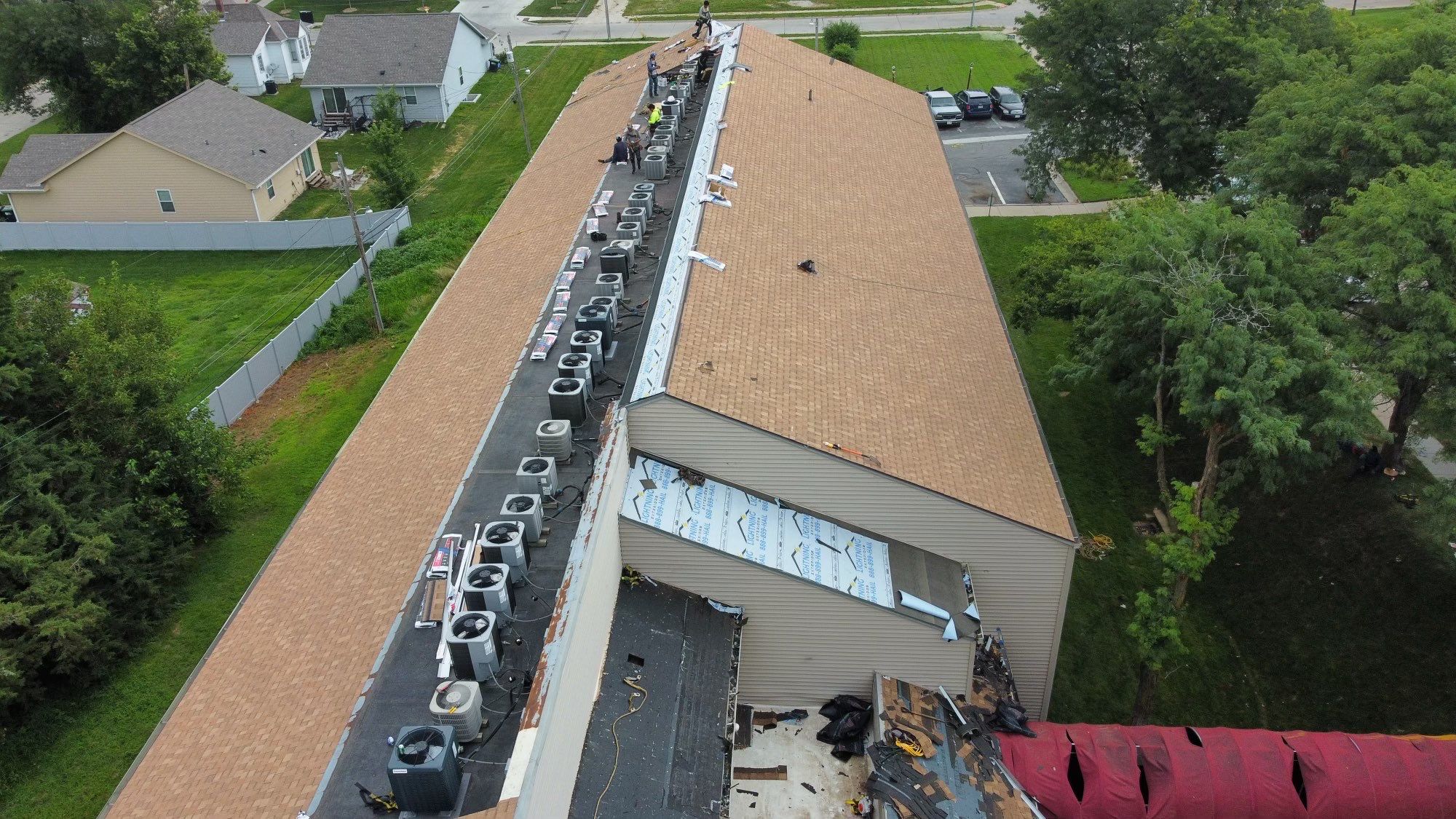 Lightning Commercial Restoration using Tamko Titan by Lightning Exteriors