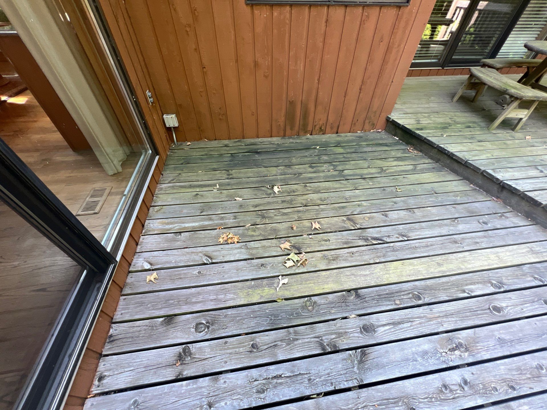 Deck, Patio, and Tennis Court Cleaning by Northern Power Washing LLC.