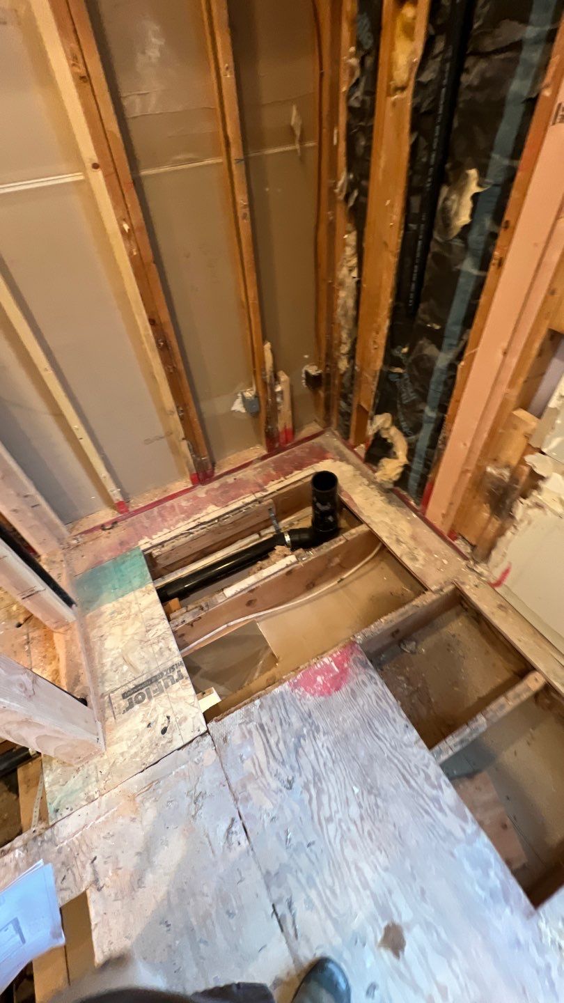 Two Bathroom Remodel  by Plumbing Connect Systems LLC