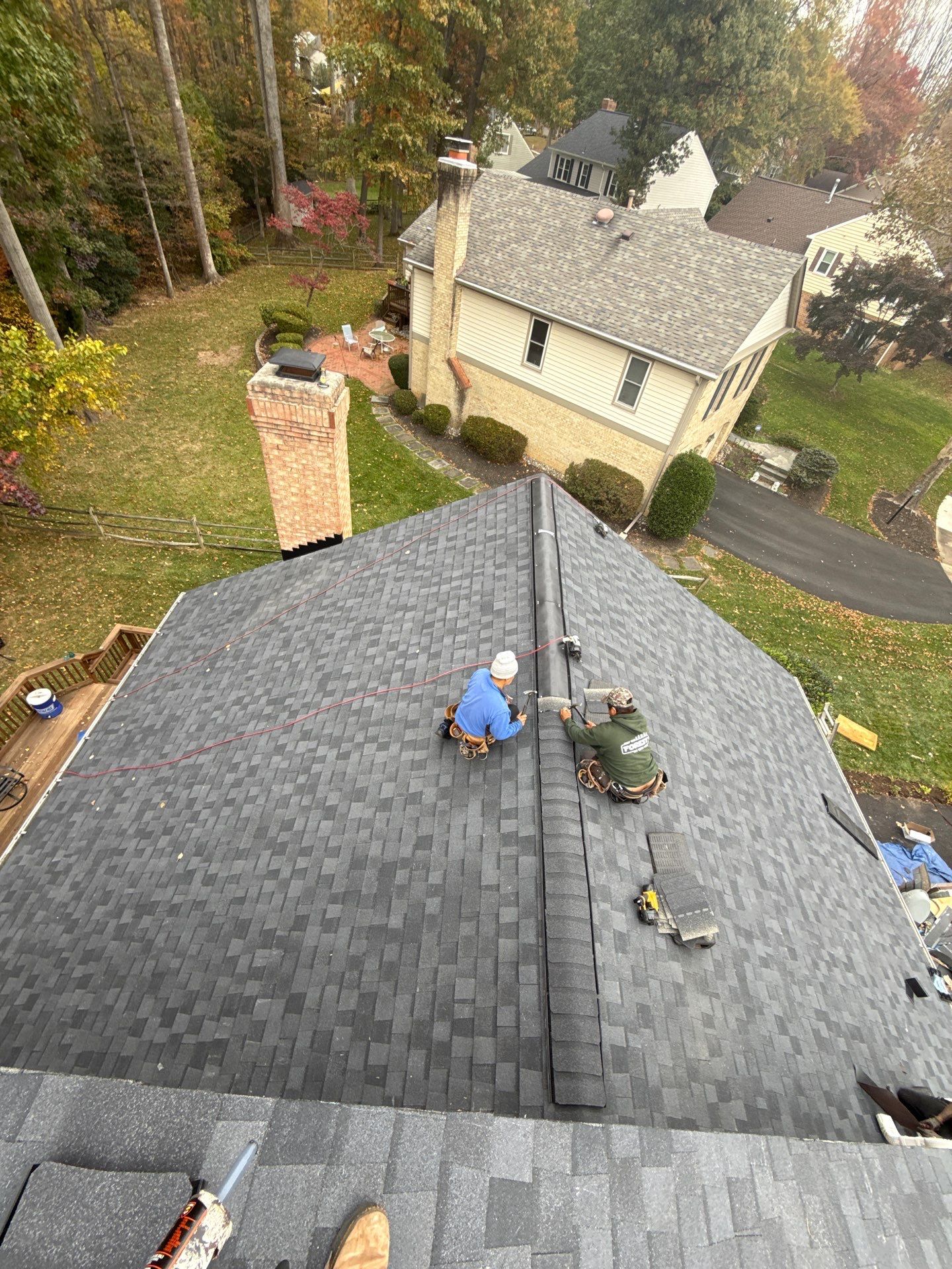 Alexandria :Residential Roof Replacement with CertainTeed Landmark Pro in Max Def Moire Black  by RM Banning, Inc.