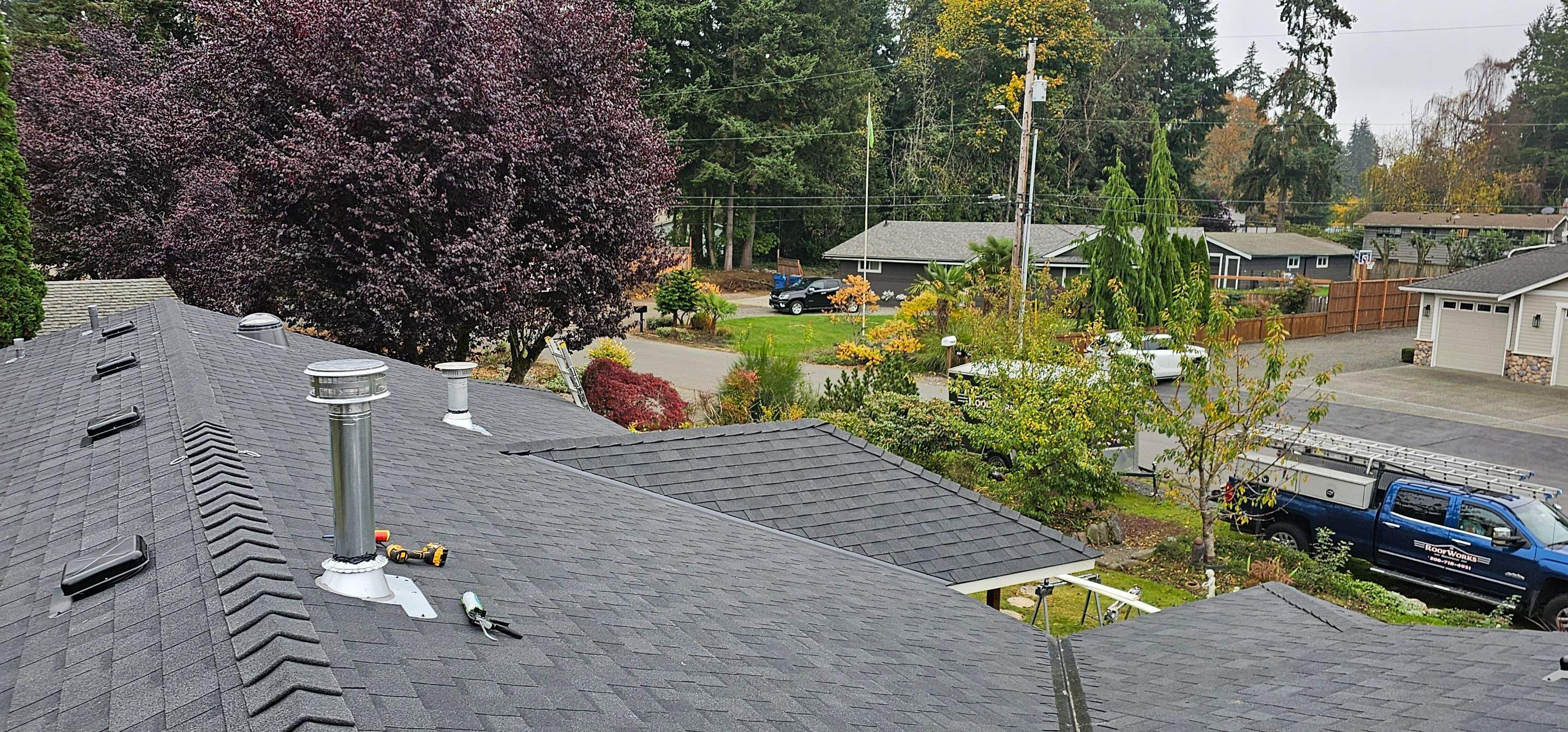 Edmonds roof, porch, and siding. by RoofWorks Northwest