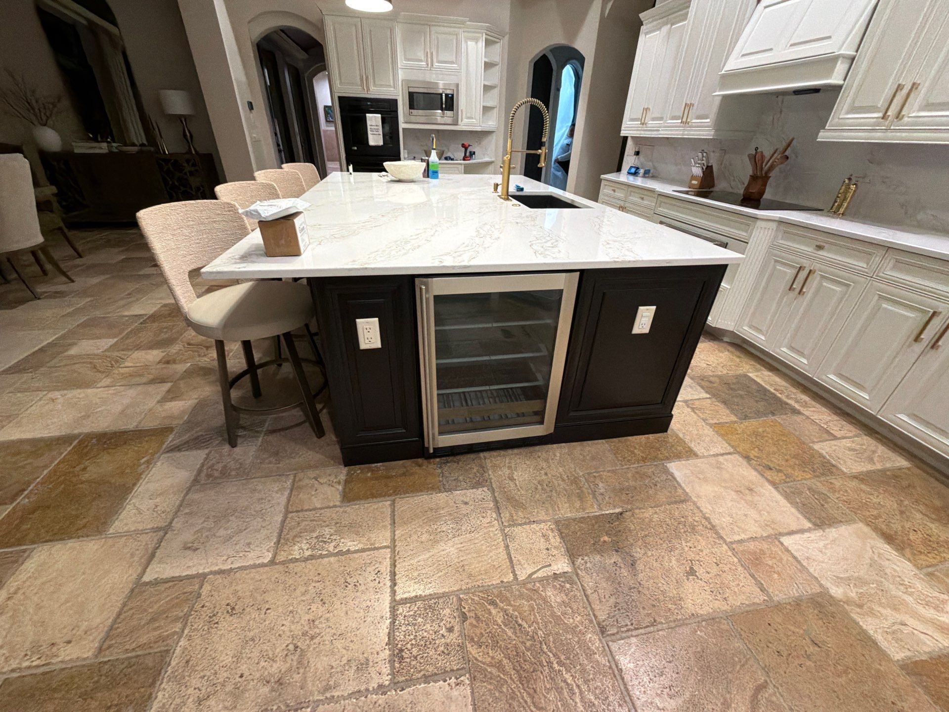 Two Tone Cabinets Repaint by Fresh Coat Painters