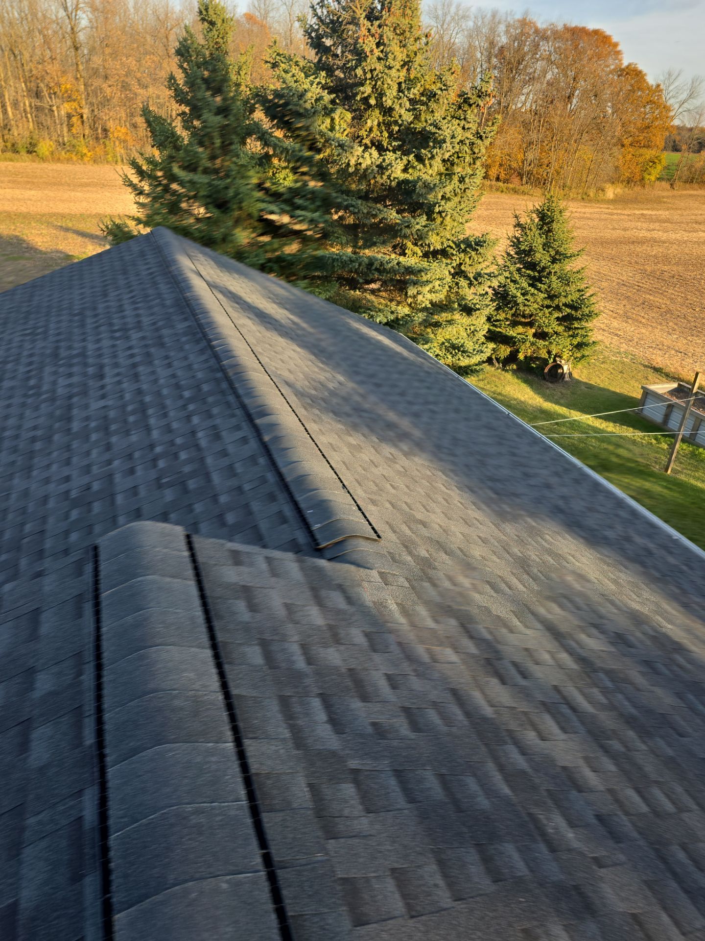 Residential Roofing Installation using GAF HDZ shingles and Gutter Replacement by Gellings Roofing & Siding