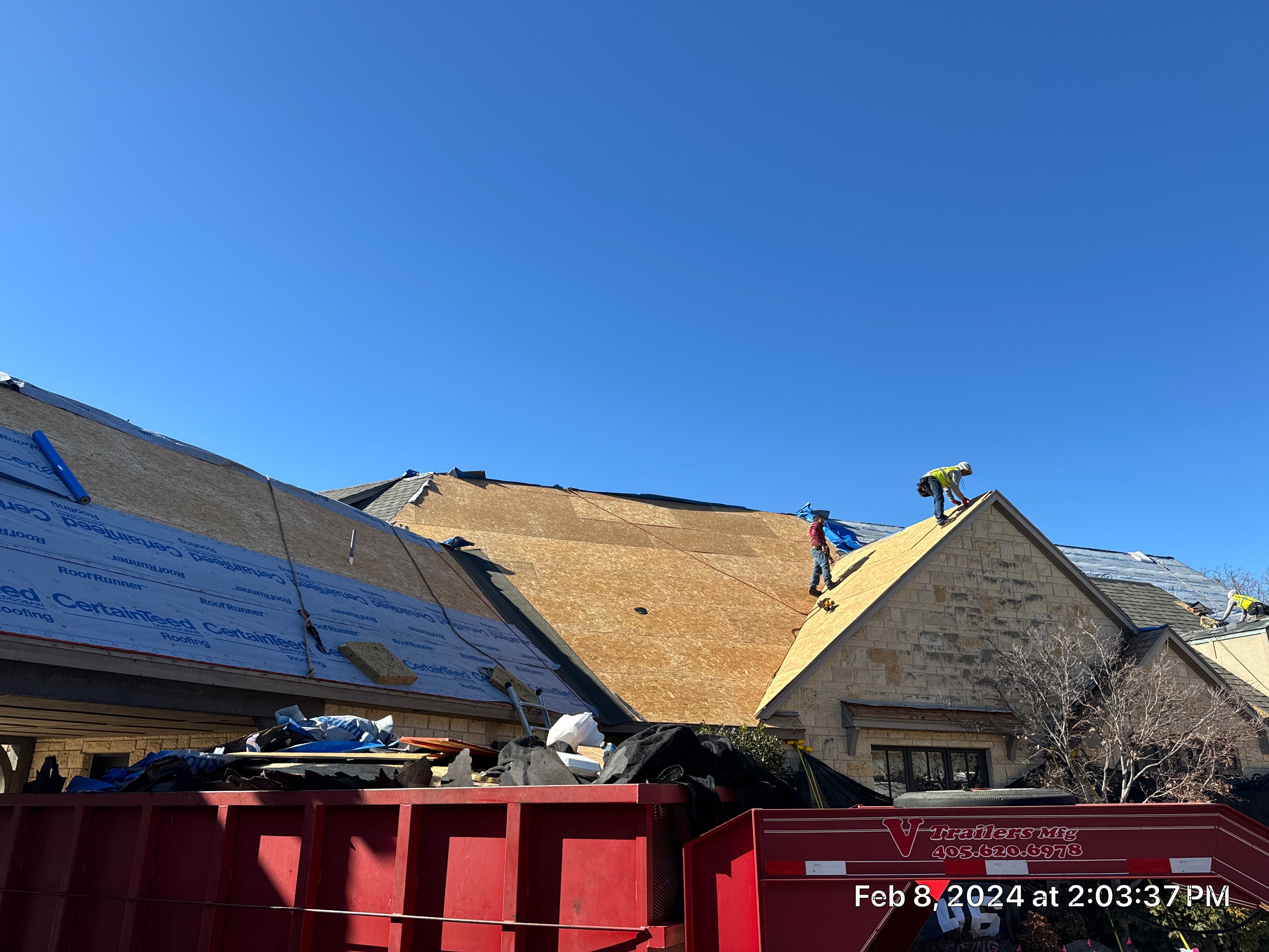 Reroof using Certainteed Integrity Roof System by Castillo Roofing