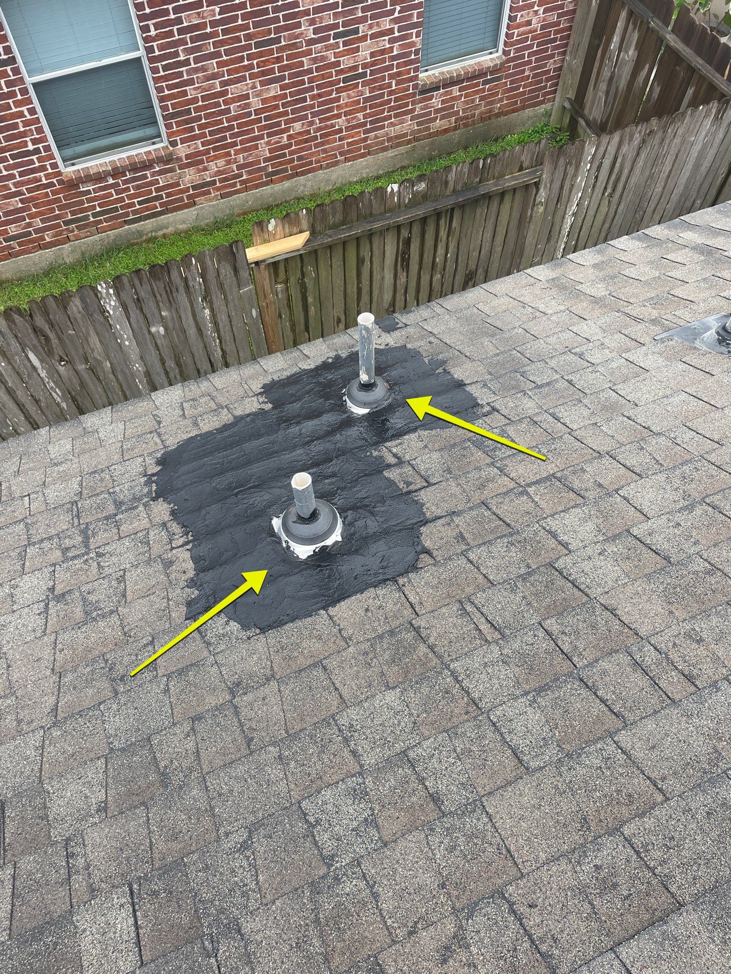 Hail Damage using Owen's Corning Duration (Lifetime) Shingles by Roof Repair Company