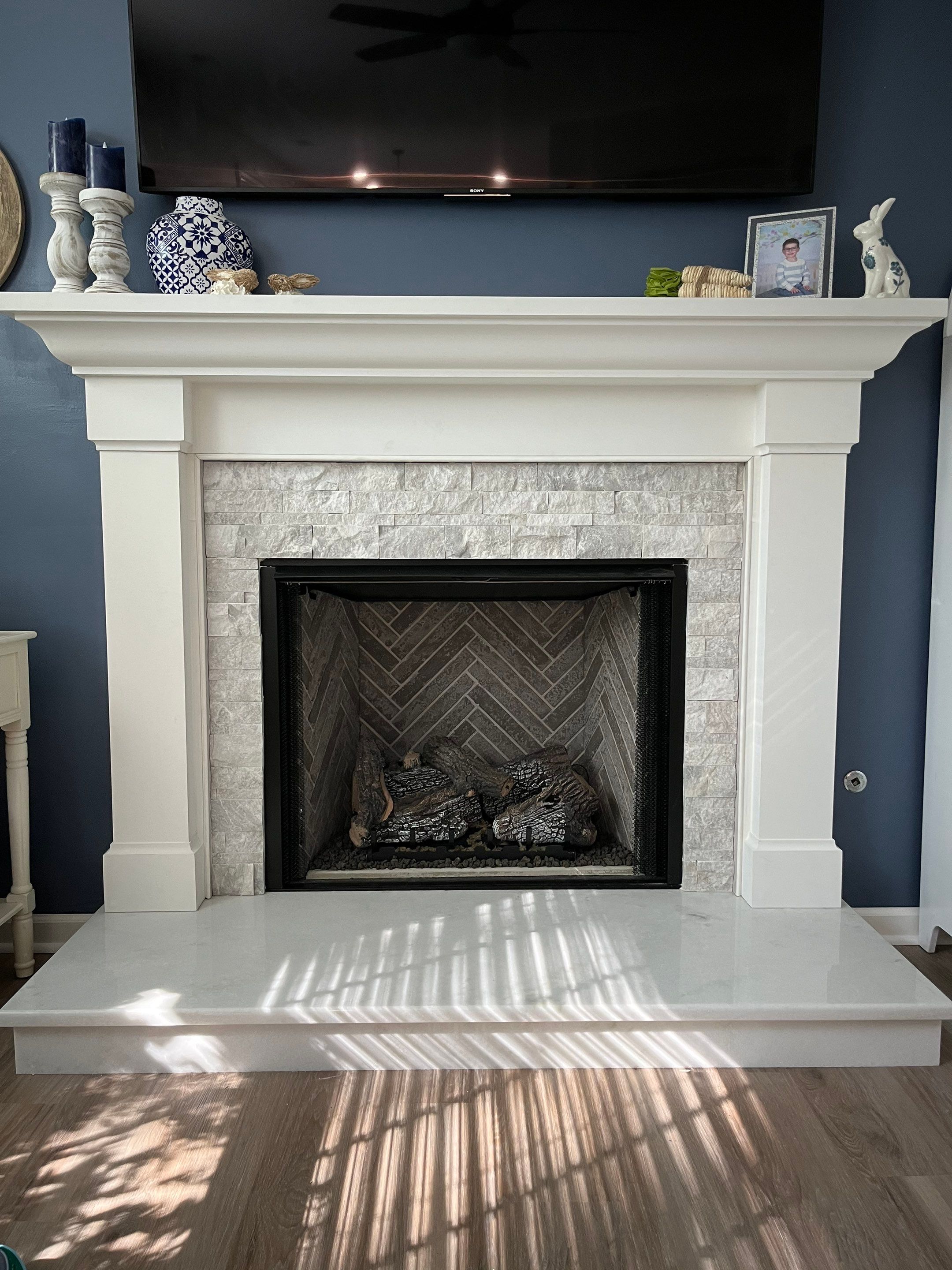 Gas Fireplace Installation in Chesapeake by Premier Chimney and Roofing