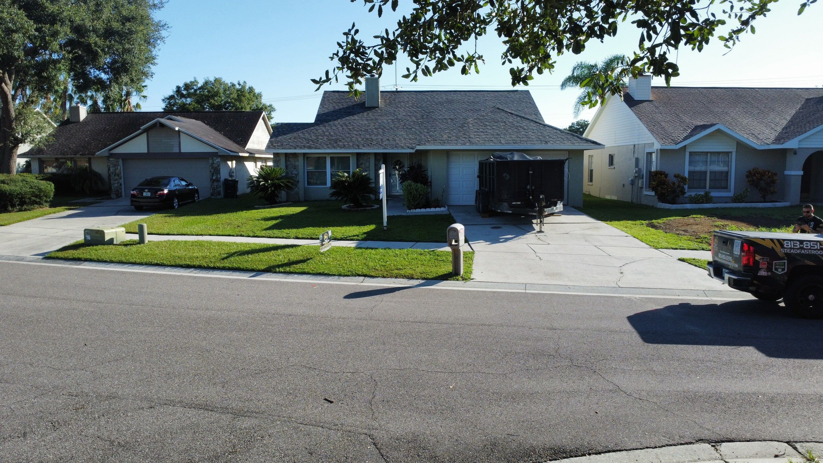Roof Replacement in Brandon FL. by Steadfast Roofing 