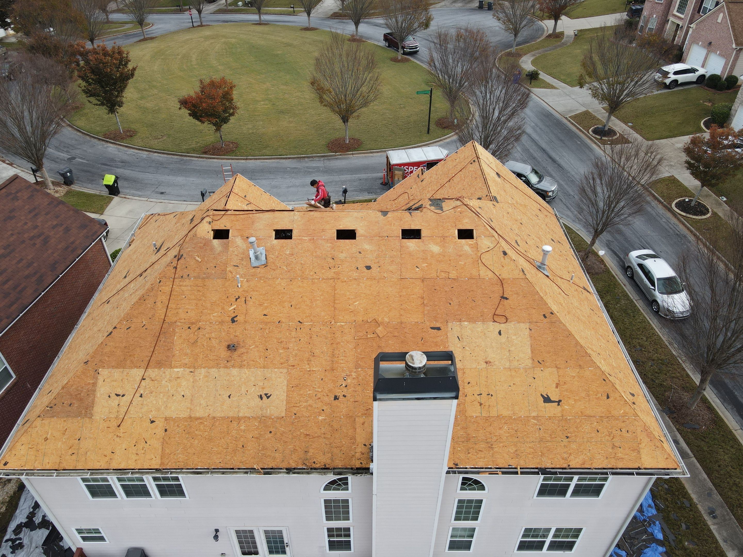 Residential Roofing Installation using Owens Corning by Inspector Roofing and Restoration