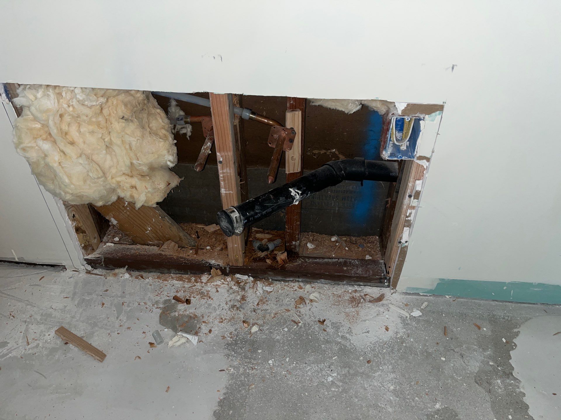 Shower piping Installation by Us Plumbing