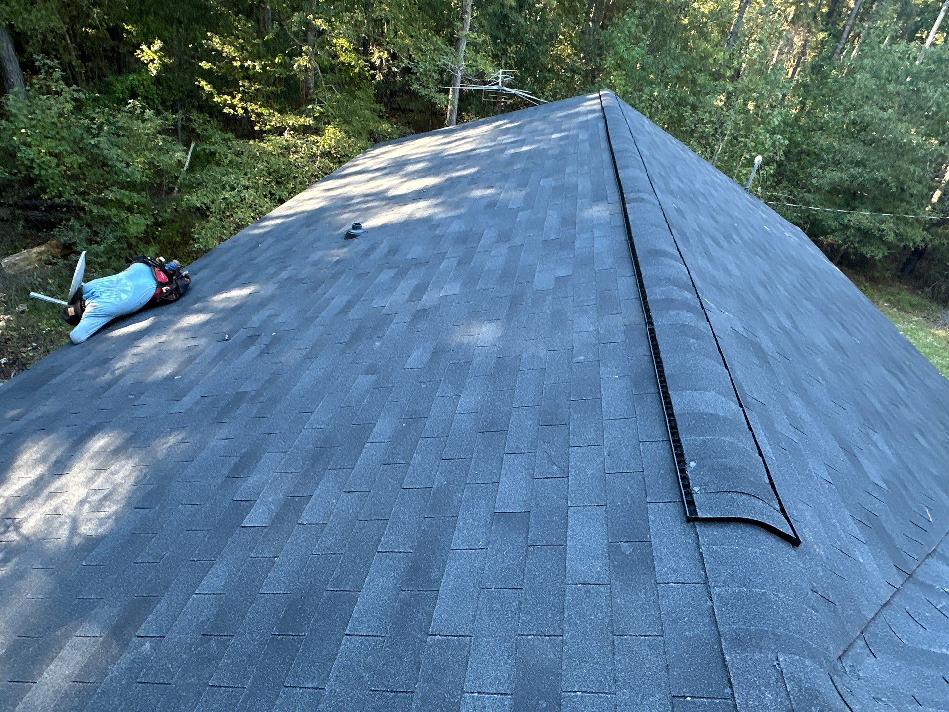 Project in Haddock by Aultman Roofing
