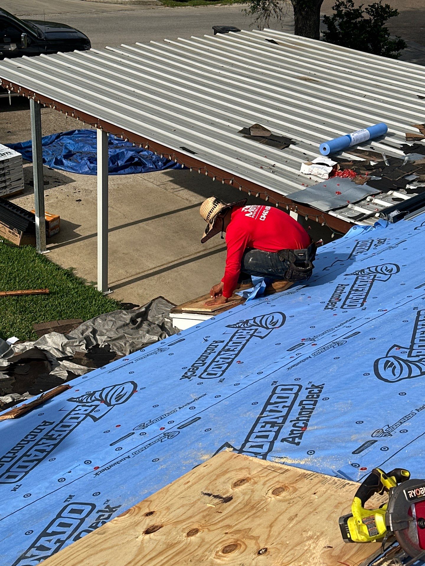 Project in Houston by Motion Roofing