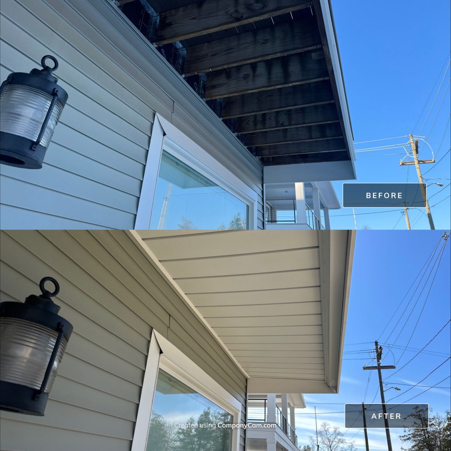 Custom Underdecking System and Soffit Installation in Charlevoix, Michigan by Rainbow Seamless Systems