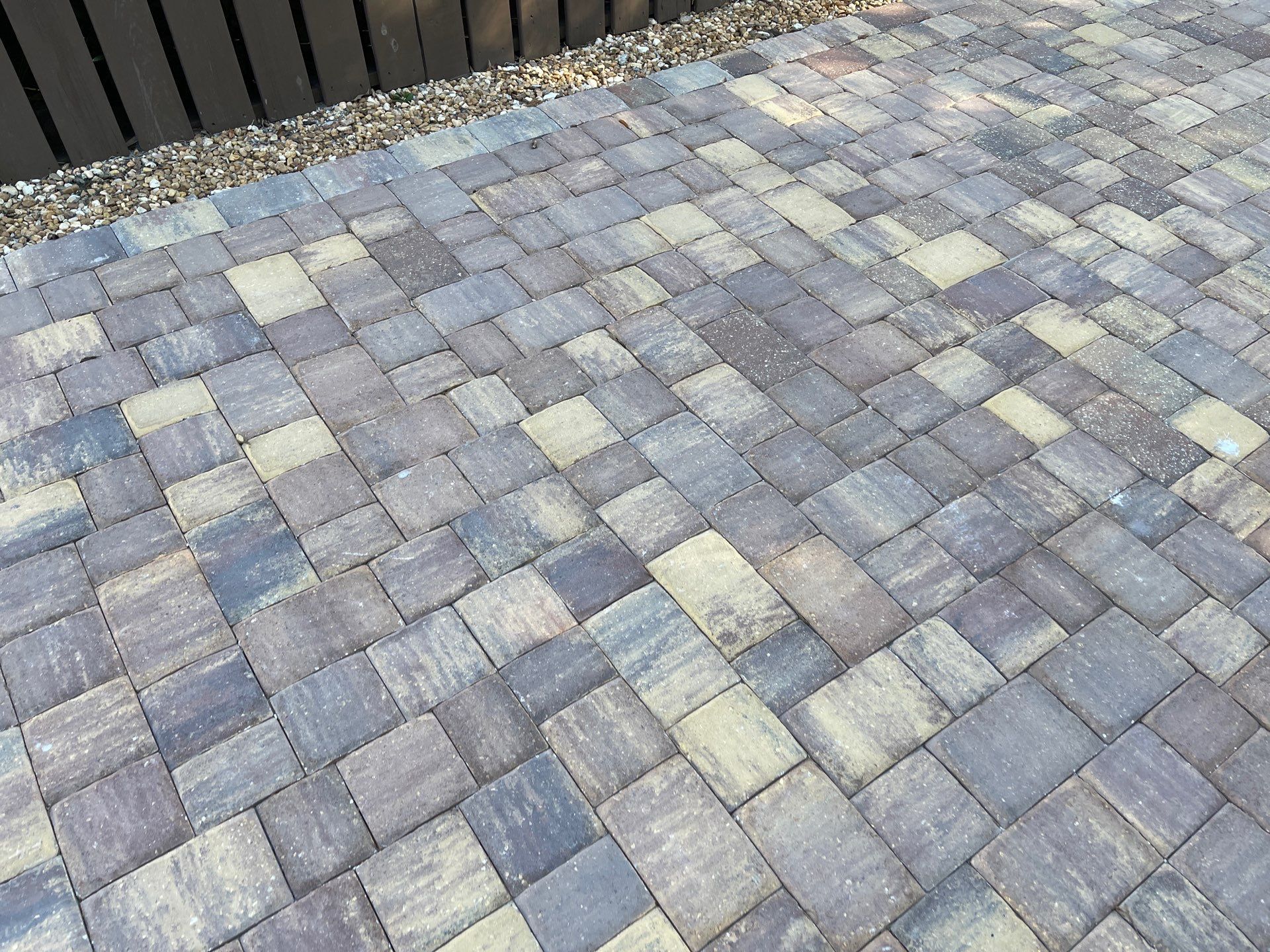 Paver Driveway using Wet Look TopCoat by DuraSeal
