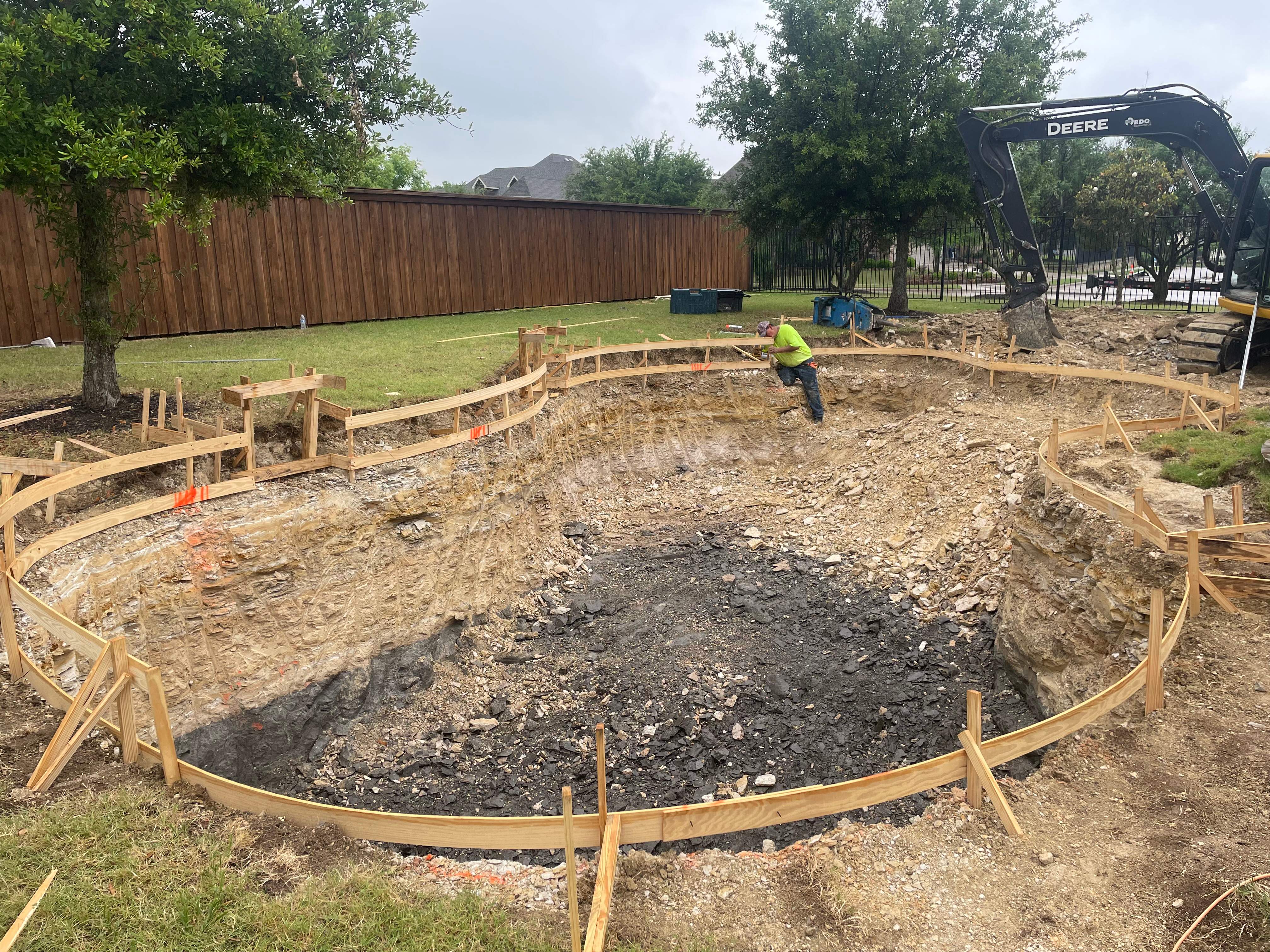 Freeform Pool with Rock Waterfall by Pinnacle Pools and Spas - DFW