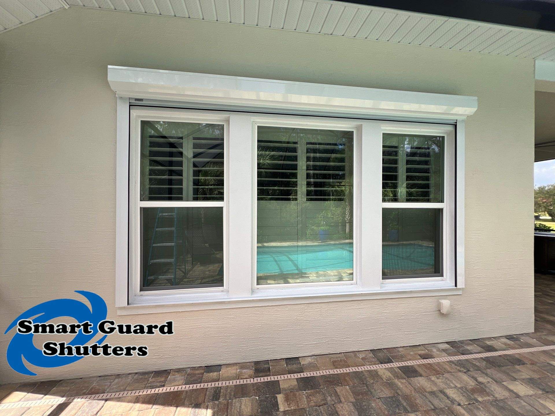 Rolling Shutter in White by Smart Guard Shutters