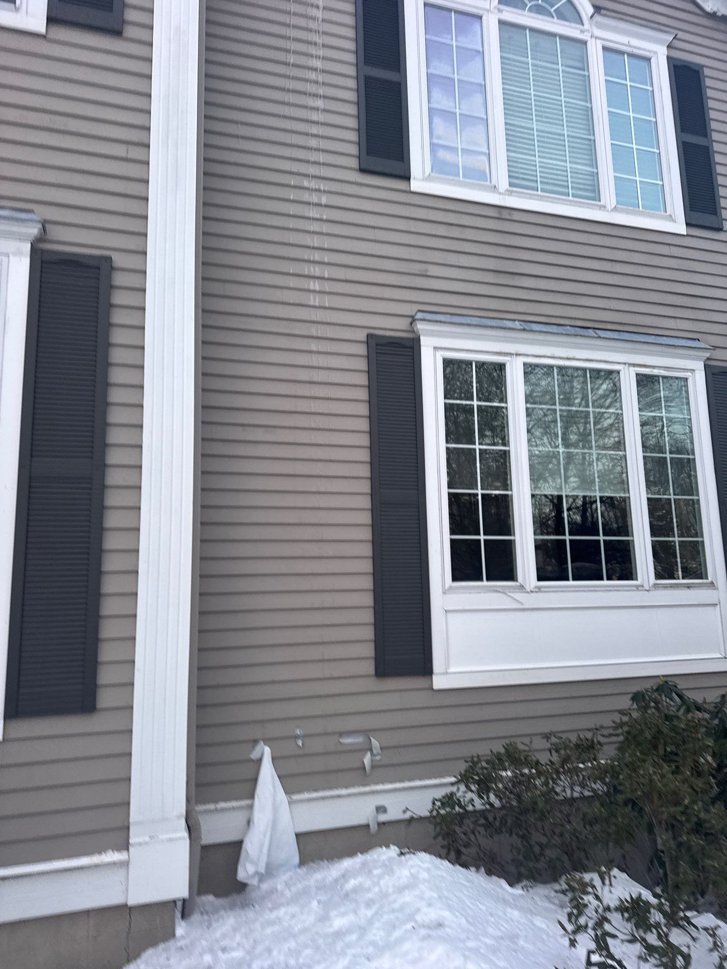 Ice Dam Removal Project in North Andover by Mighty Dog Roofing of Greater Middlesex County