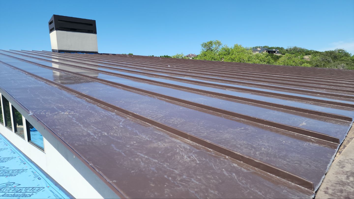 Standing Seam Custom Bent Roof by Lightning Exteriors