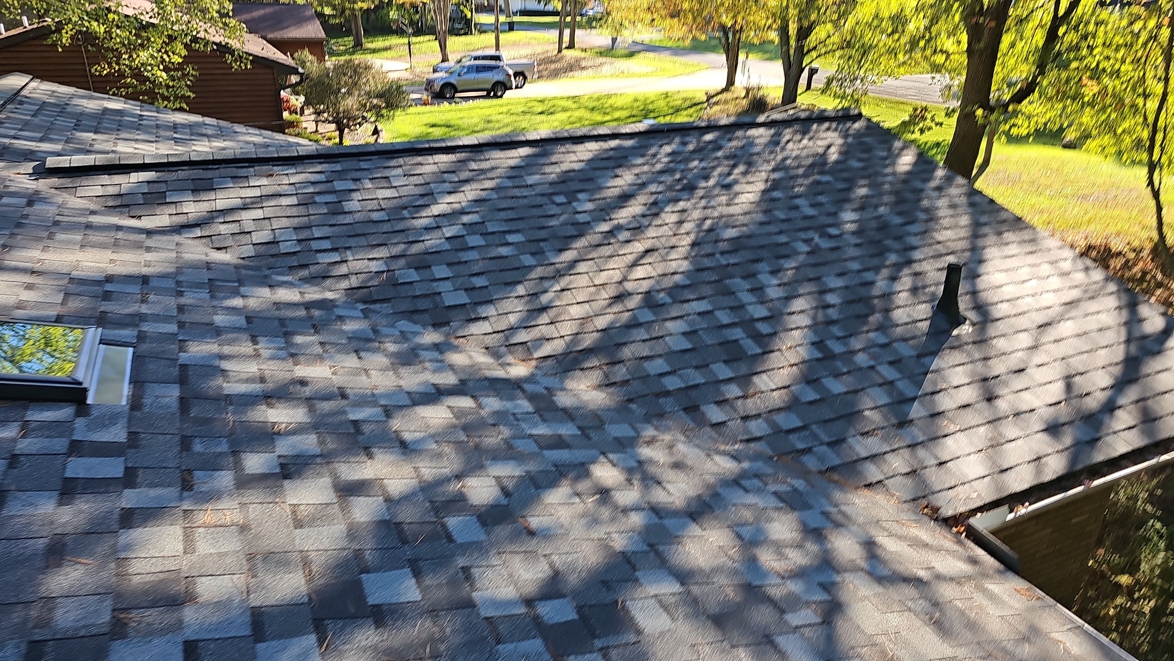 Atlas Pinnacle, Color, Coastal Granite, Drip Edge, Color, Black by Eagle Eye Roofing