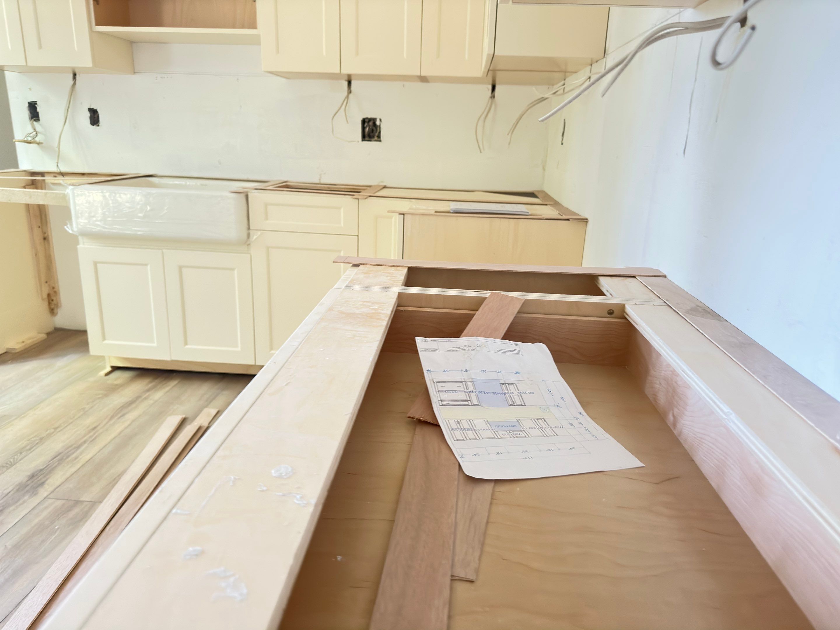 Kitchen Remodel using Cabinets by Home Concepts Construction