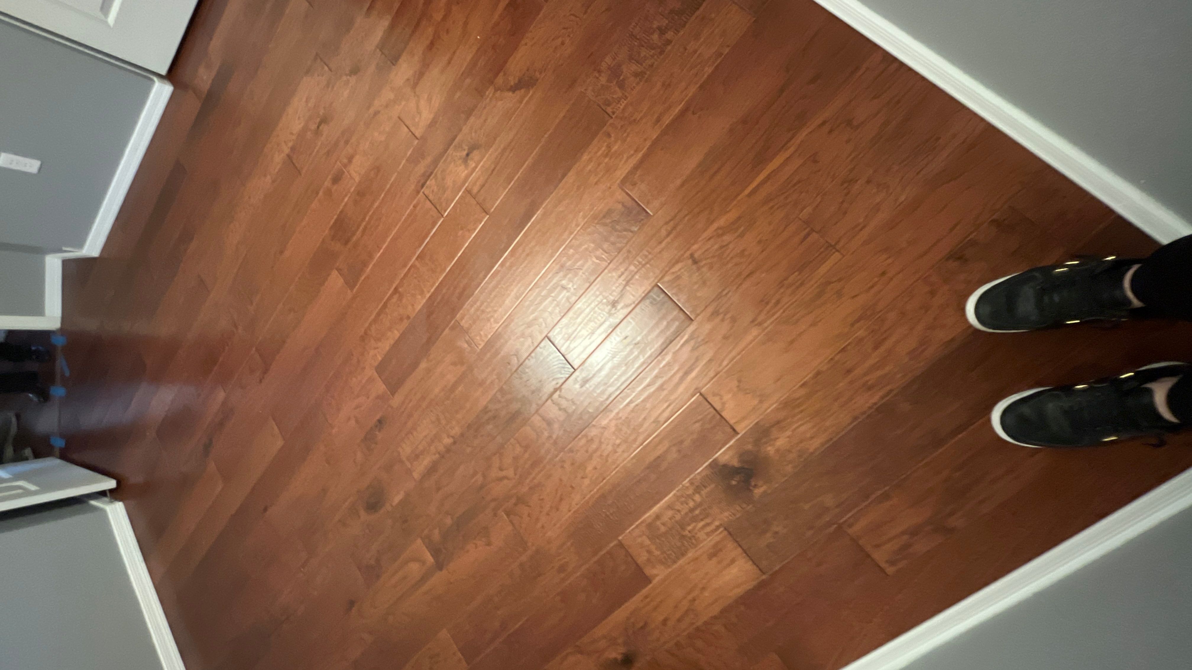 Flooring Installation using Engineered Hardwood by Footprints Floors of Chandler 