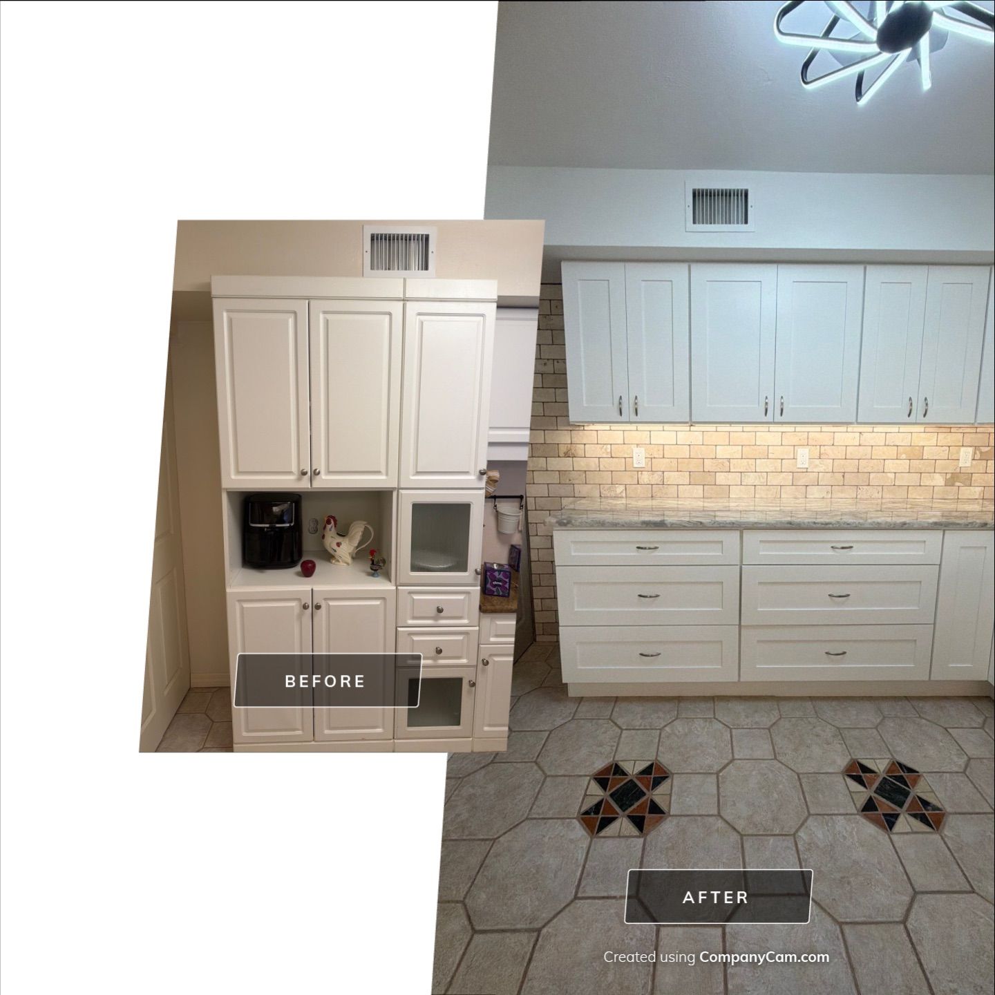 Completely Re-imagined Modern Condominium Kitchen Remodel  by Acies Renovations