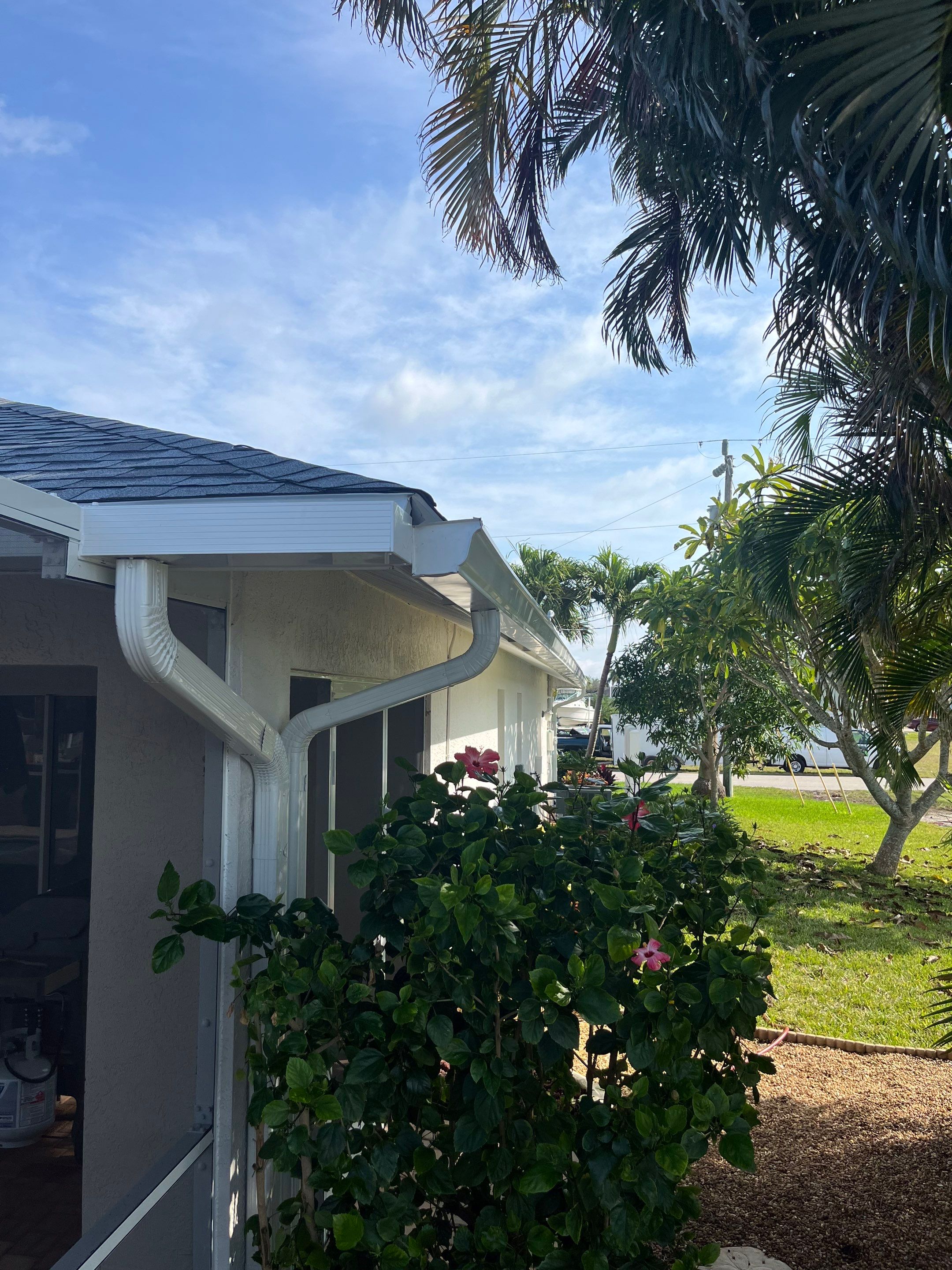 Soffit and Fascia Installation in Cape Coral FL by Gutter Professors
