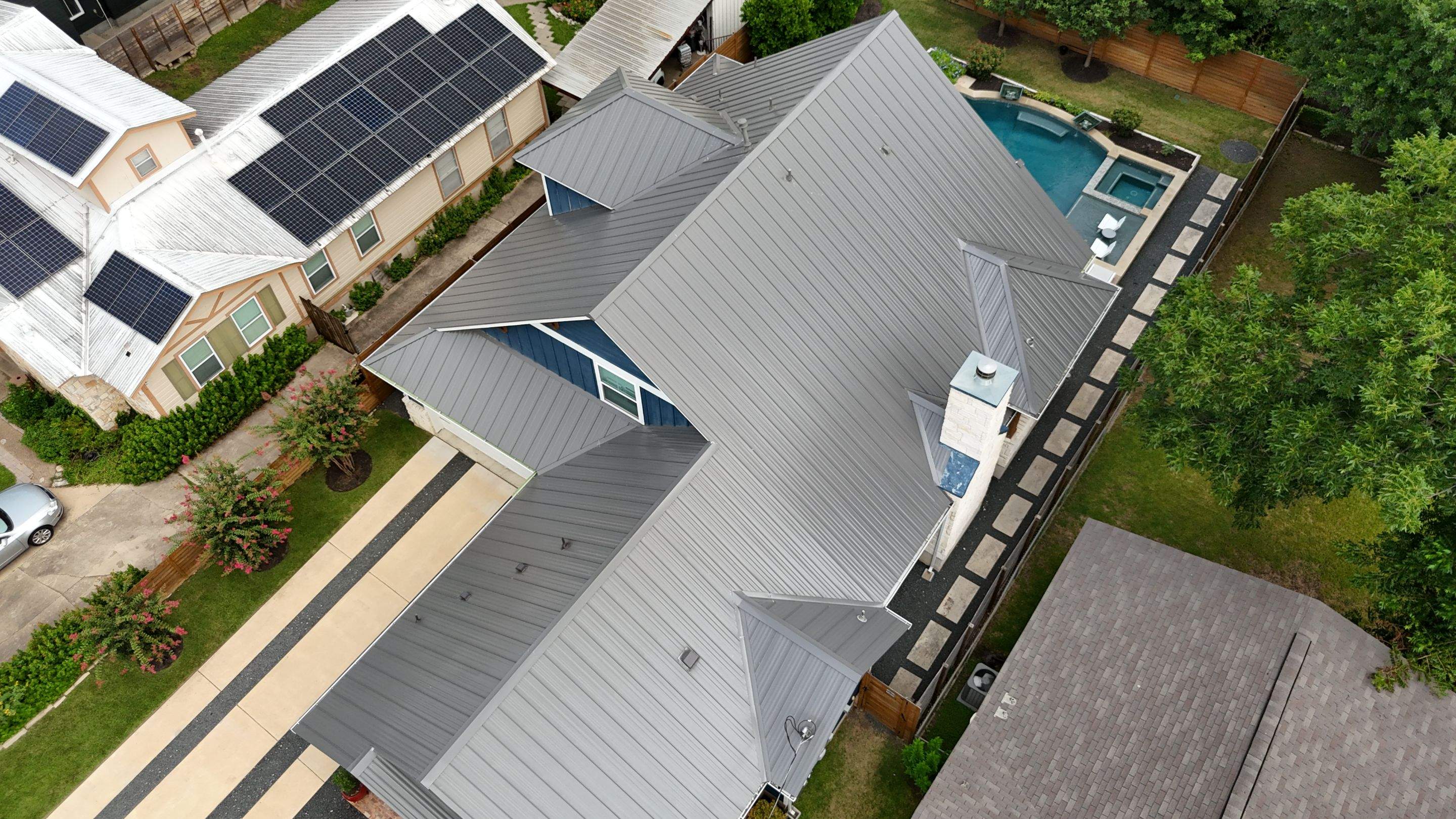 Charcoal Grey - L&A Metals LLC Type FF100, Hidden fastener/Standing Seam by RoofsOnly.com