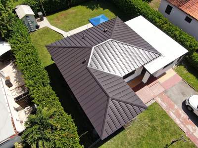 Metal Roof - Galvalume - Dark Bronze