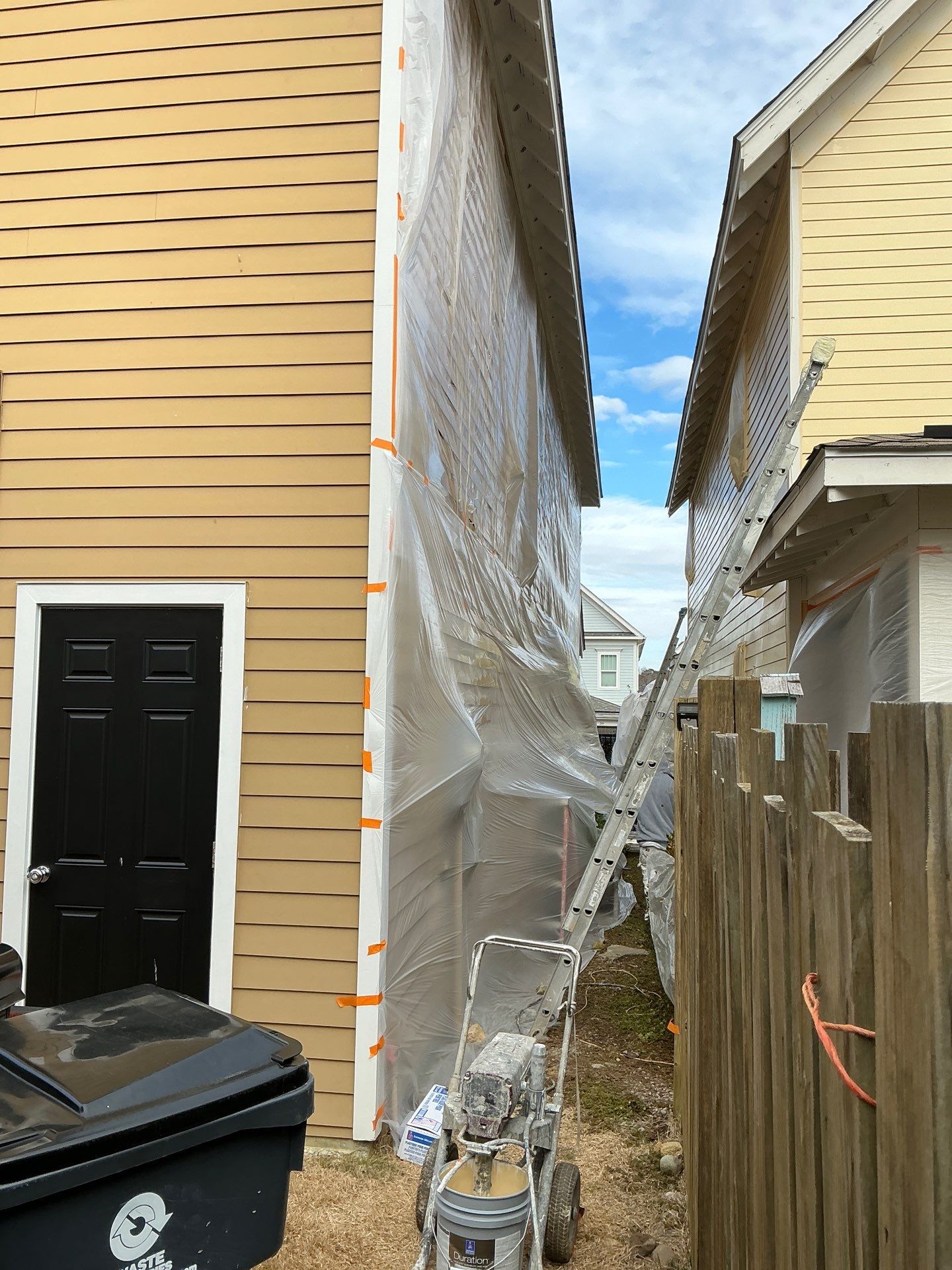 Exterior painting Chapel Hill NC G. Woods by GonzalezPainters & Contractors Inc 