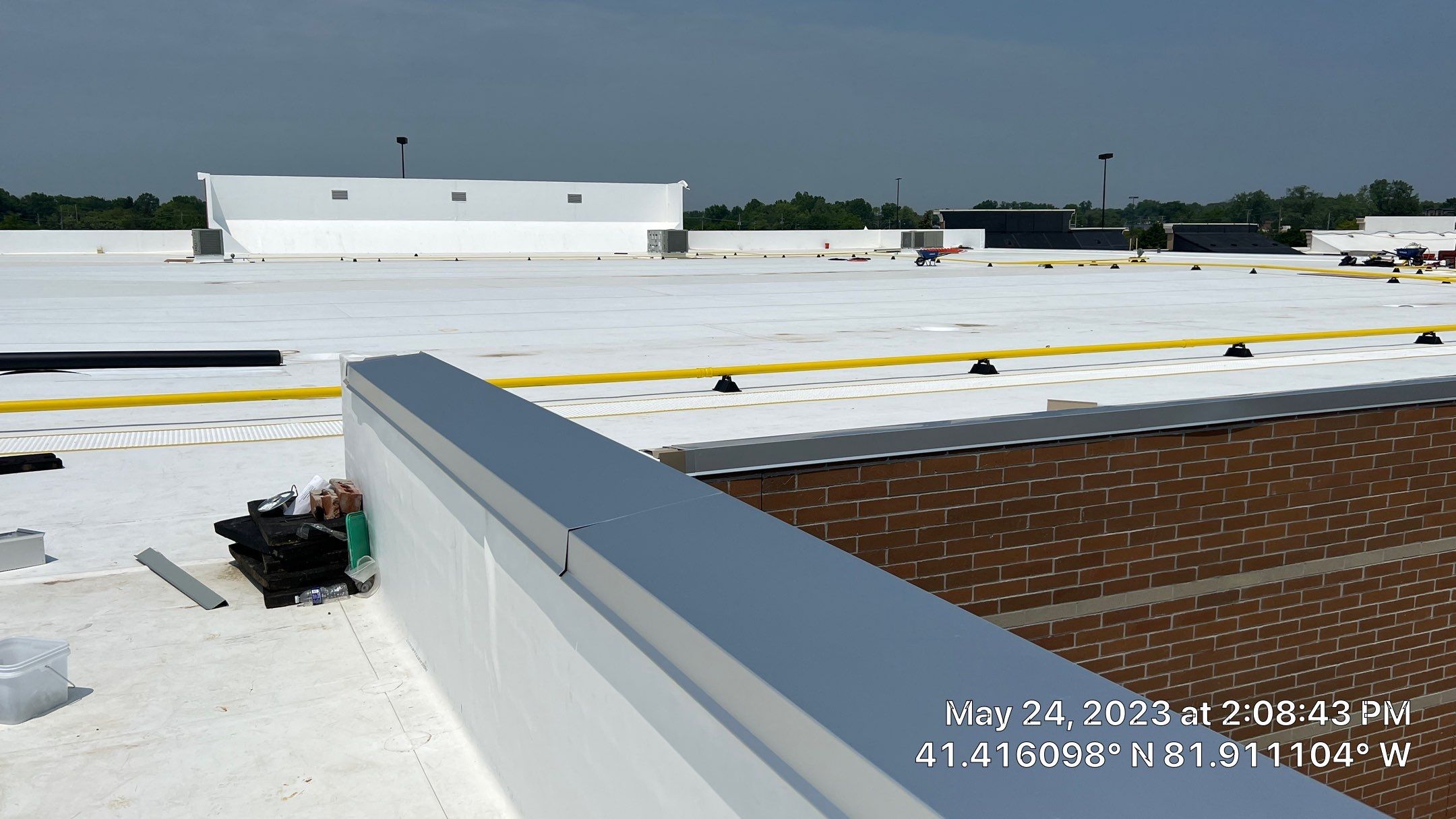 North Olmsted Ohio TPO Roof Install by Gold Star Roofing LLC 