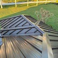 24ga 1.5" Mechanical Seam Mansard Brown  by Total Roofing System The Metal Roof Experts