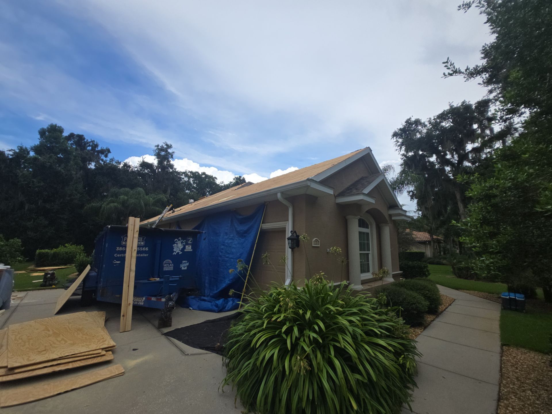 Tamko Titan Natural Timber Roof Replacement in Palm Coast by Pinnacle Roofing Group