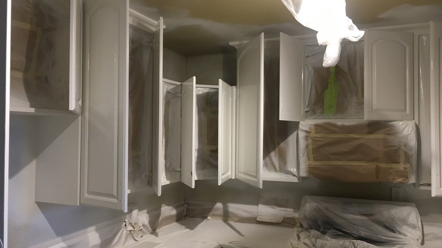 From Dull to Dazzling: A Kitchen Cabinet Painting Marvel by 360 Painting Central Texas