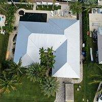 .032 Aluminum 1.5" Mechanical Seam Silver Metallic  by Total Roofing System The Metal Roof Experts