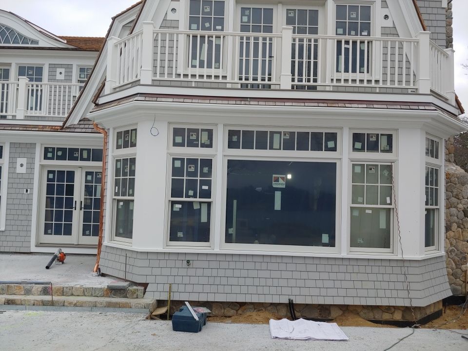 Gutter Installation using 4x6 Fiberglass Gutter in Chatham, MA by Gutter Pro Enterprises